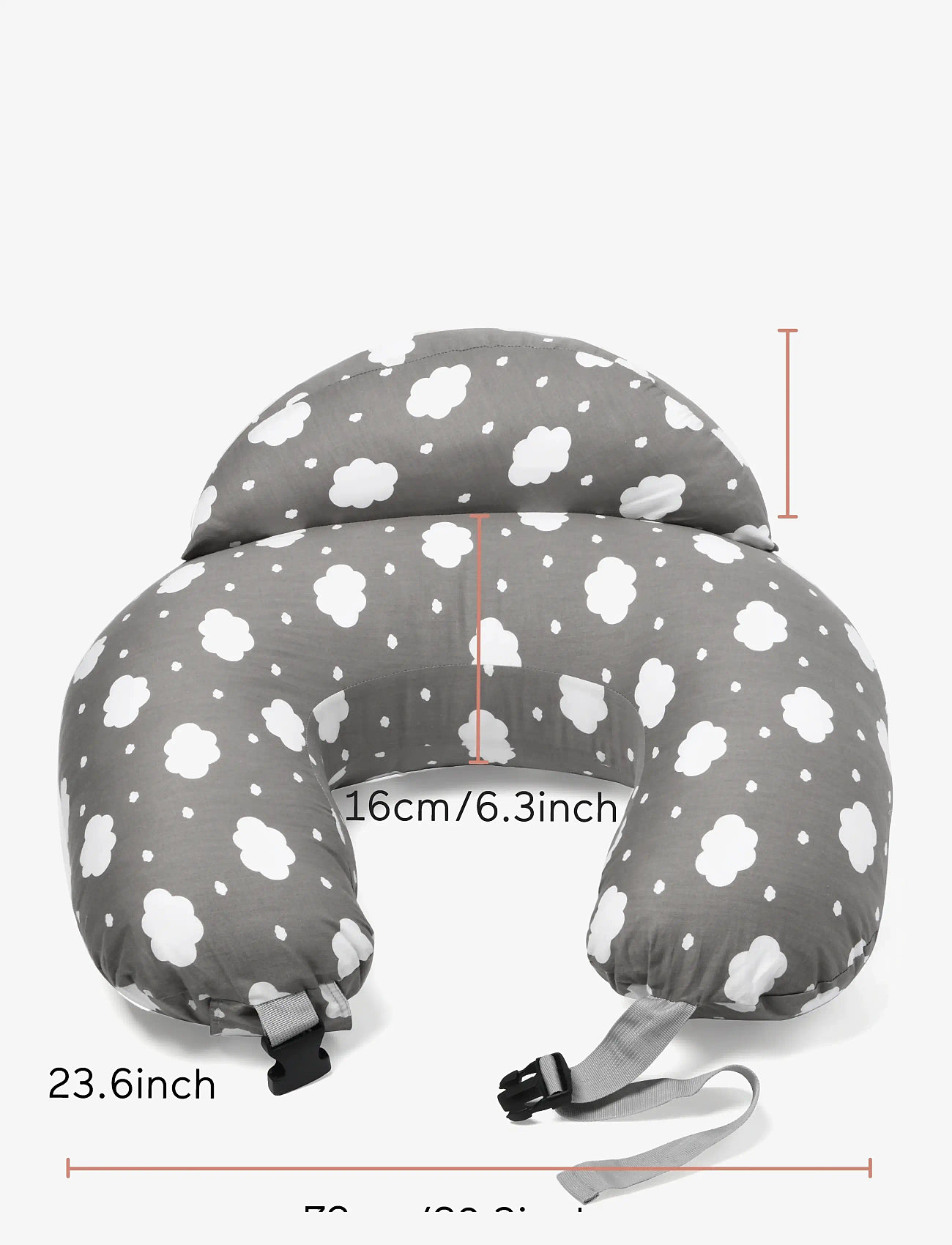 Momcozy - Momcozy  Ajustable Nursing Pillow - imetamispadjad - grey - 2
