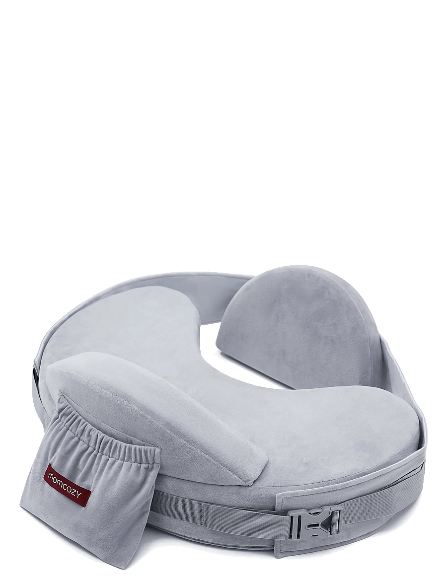 Momcozy - Momcozy Exclusive Memory Foam Nursing Pillow Grey - grey - 1