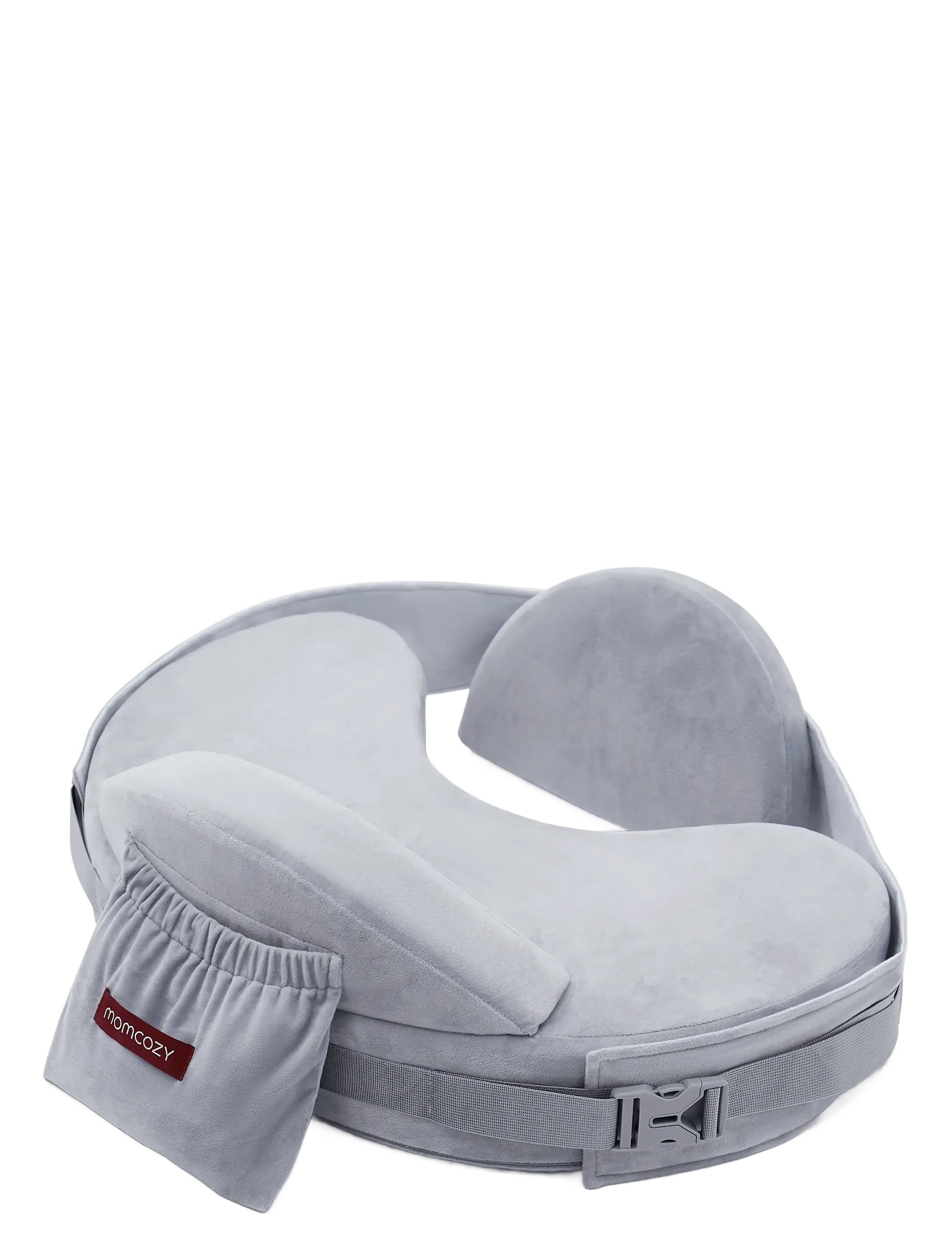 Momcozy - Momcozy  CozyPro Breastfeeding Nursing Pillow Grey - grey - 1