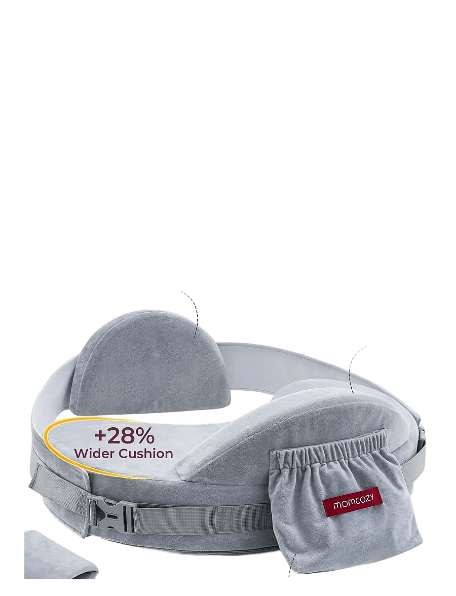 Momcozy - Momcozy CozyPro Breastfeeding Nursing Pillow Grey - grey - 2