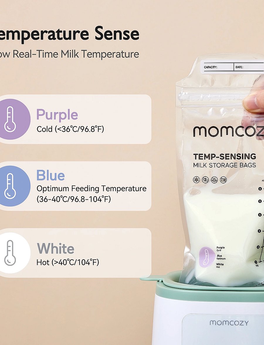 Momcozy - Momcozy Breastmilk Bag 50 pcs - white - 3