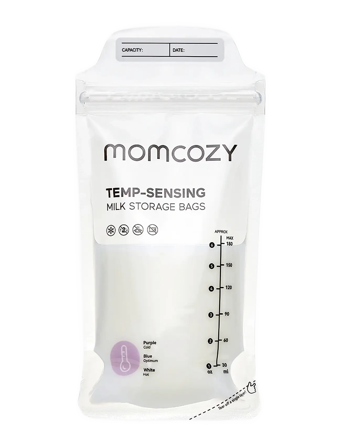 Momcozy Momcozy  Breastmilk Bag 120 pcs - Beebitooted - WHITE / white