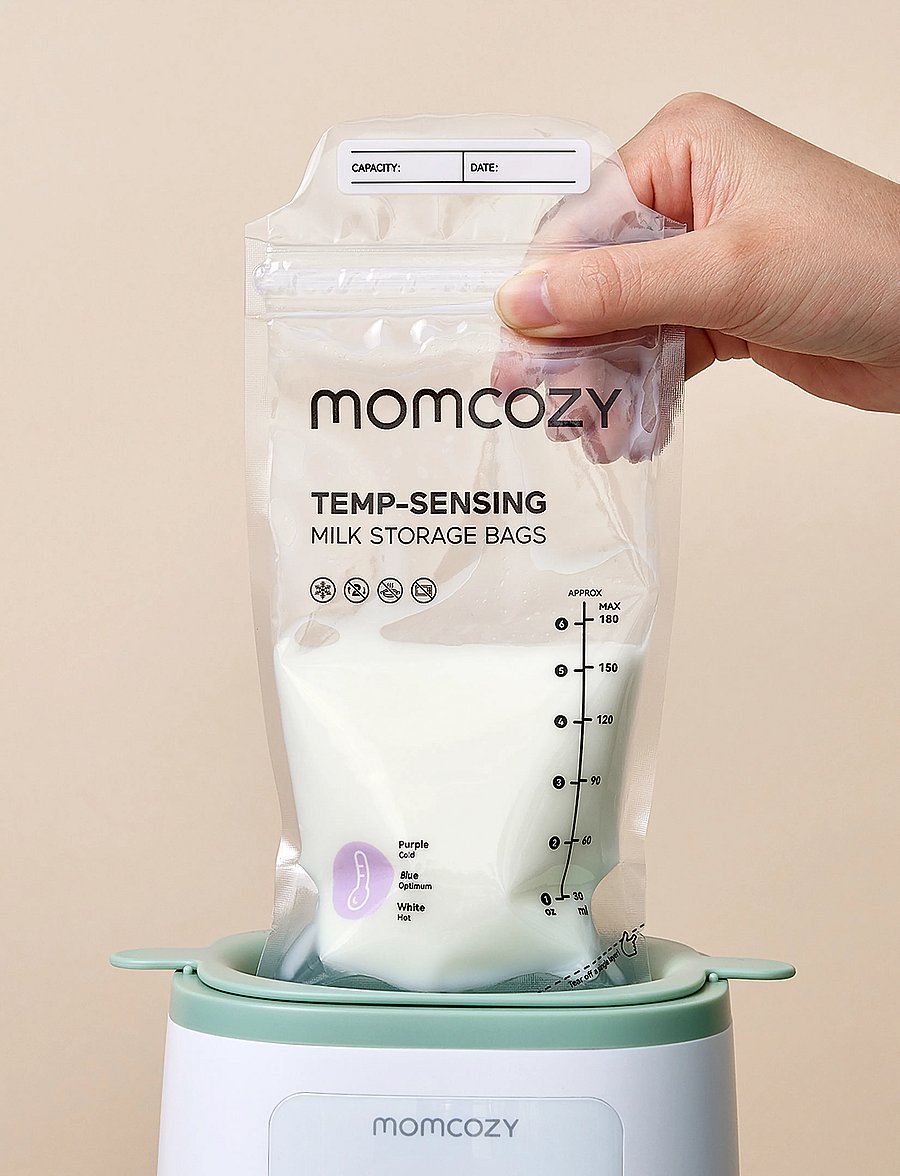 Momcozy - Momcozy Breastmilk Bag 120 pcs - brystpumper og tilbehør - white - 0