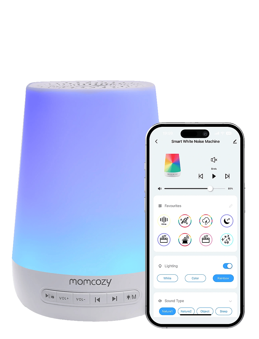 Momcozy - Momcozy Smart App Remote Control Baby Sound Machine - chambre de bébé - white - 1