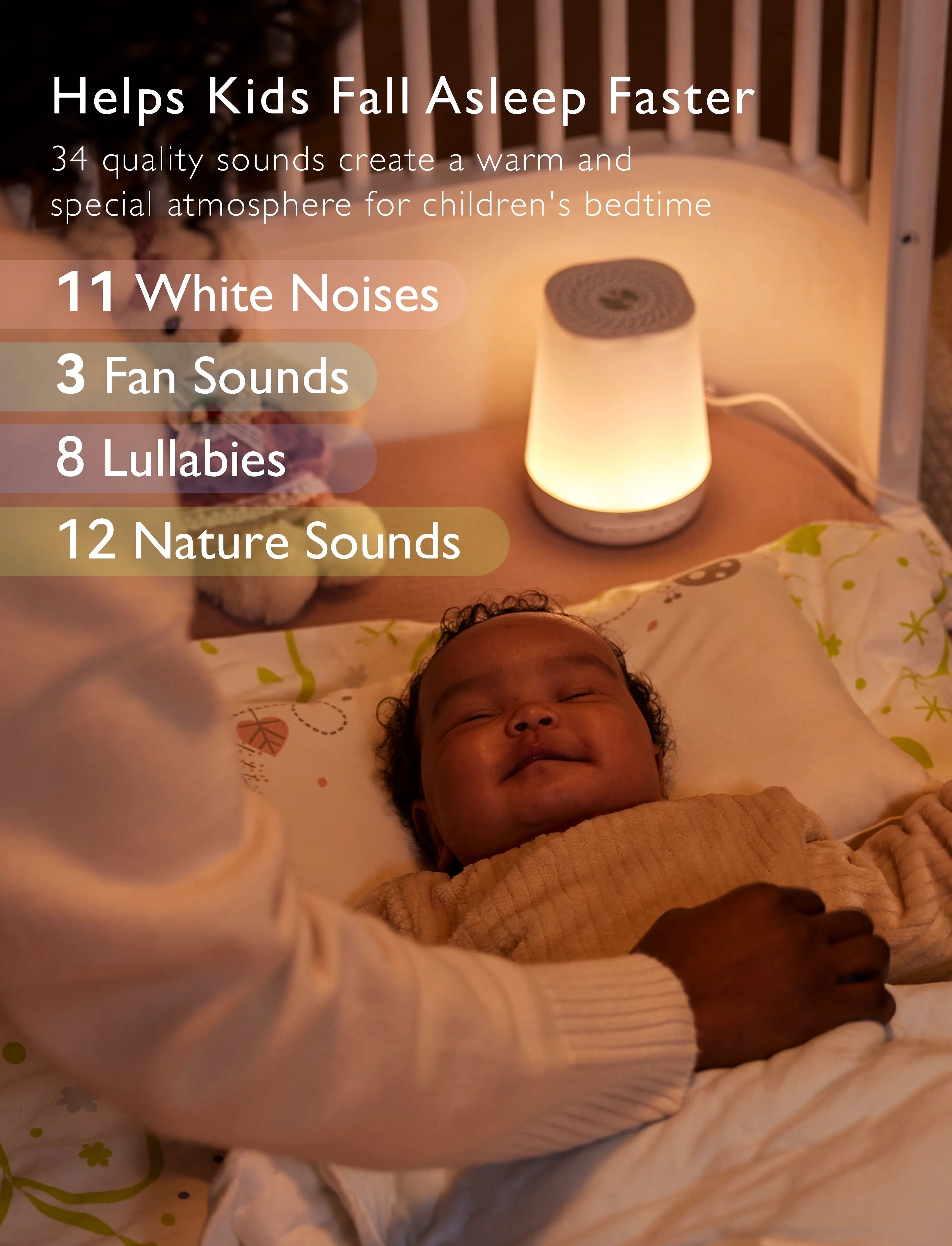Momcozy - Momcozy  Smart App Remote Control Baby Sound Machine - chambre de bébé - white - 3