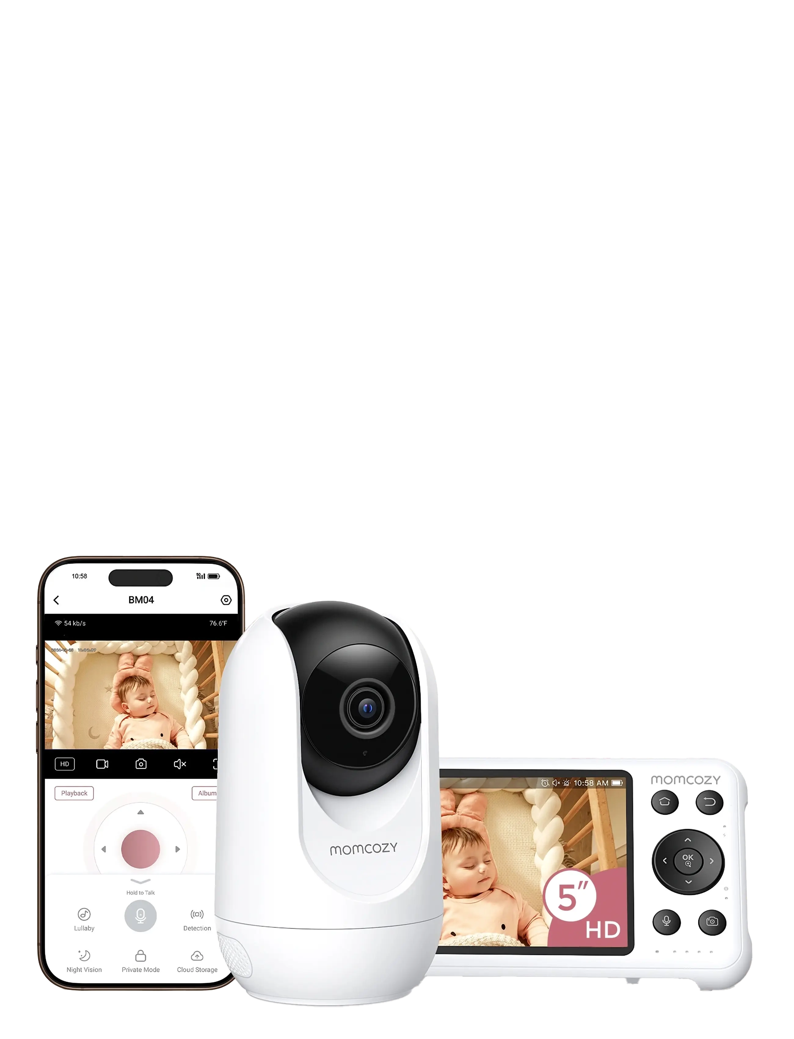 Momcozy  Smart WiFi Video Baby monitoring