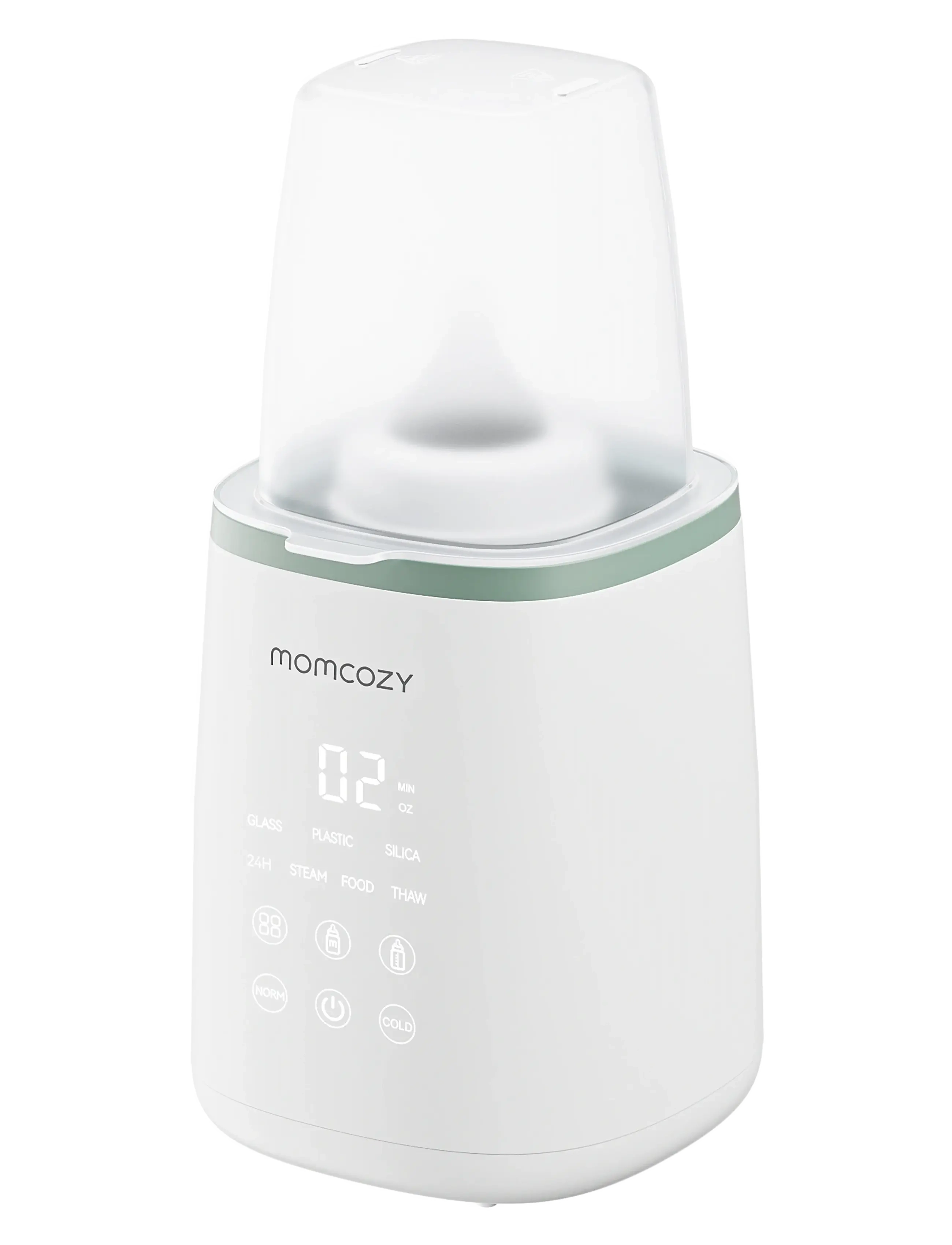 Momcozy - Momcozy  6-in-1 Fast Baby Bottle Warmer - spisetid - white - 2