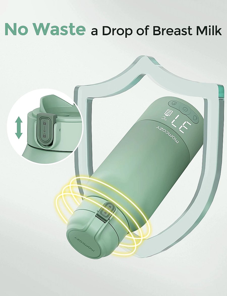 Momcozy - Momcozy Portable Breast Milk & Water Warmer for Travel Water Warmer - green - 5