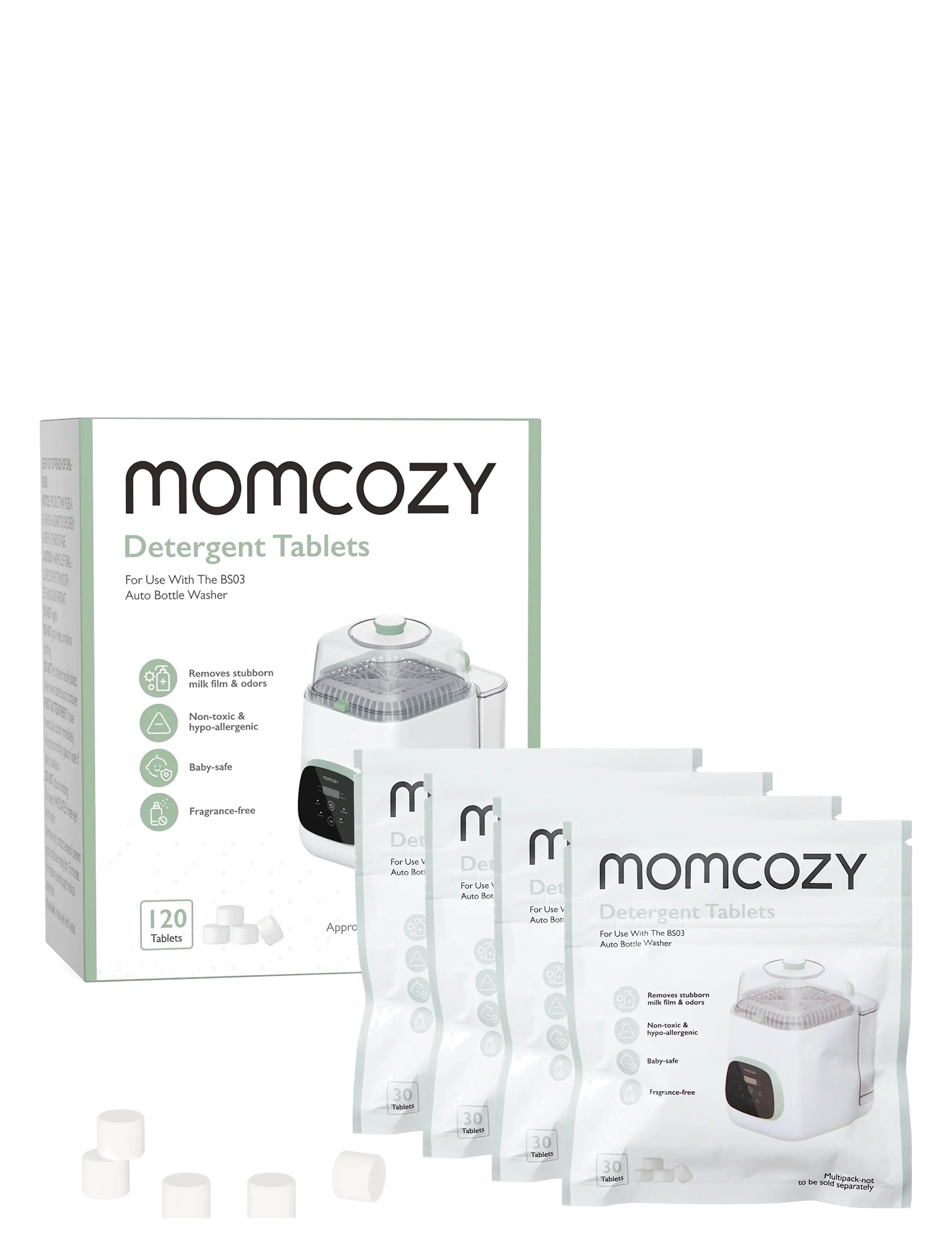 Momcozy - Momcozy  Washing Block for KleanPal Pro Baby V0101269 - alimentation - white - 2
