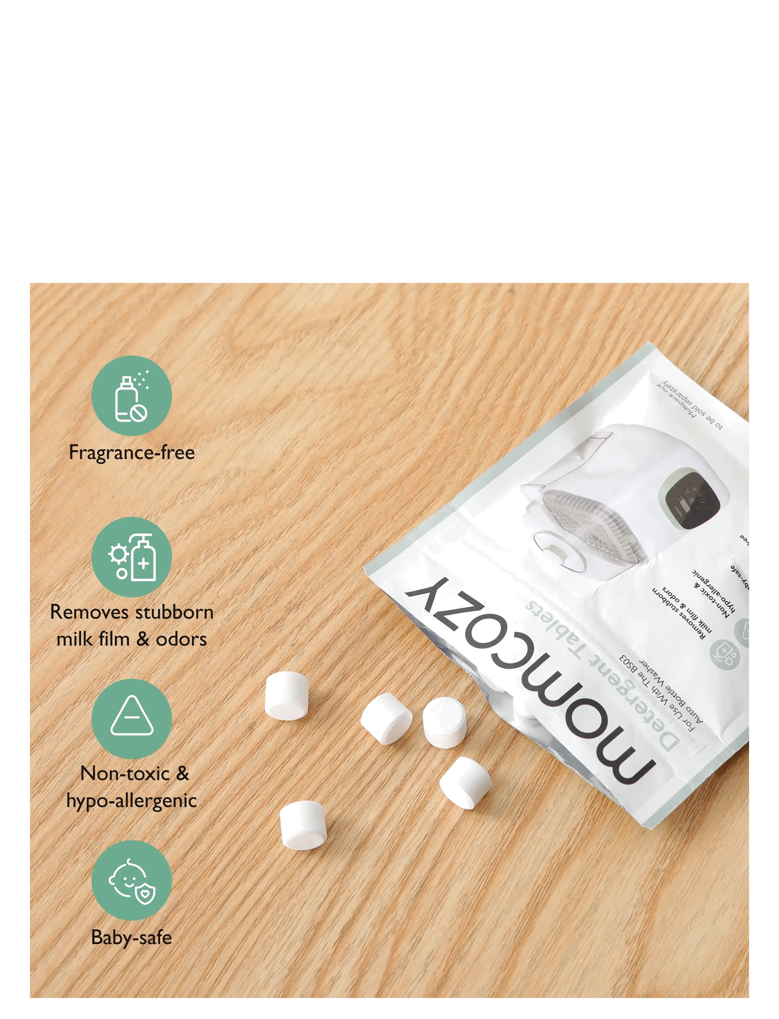 Momcozy - Momcozy  Washing Block for KleanPal Pro Baby V0101269 - alimentation - white - 5