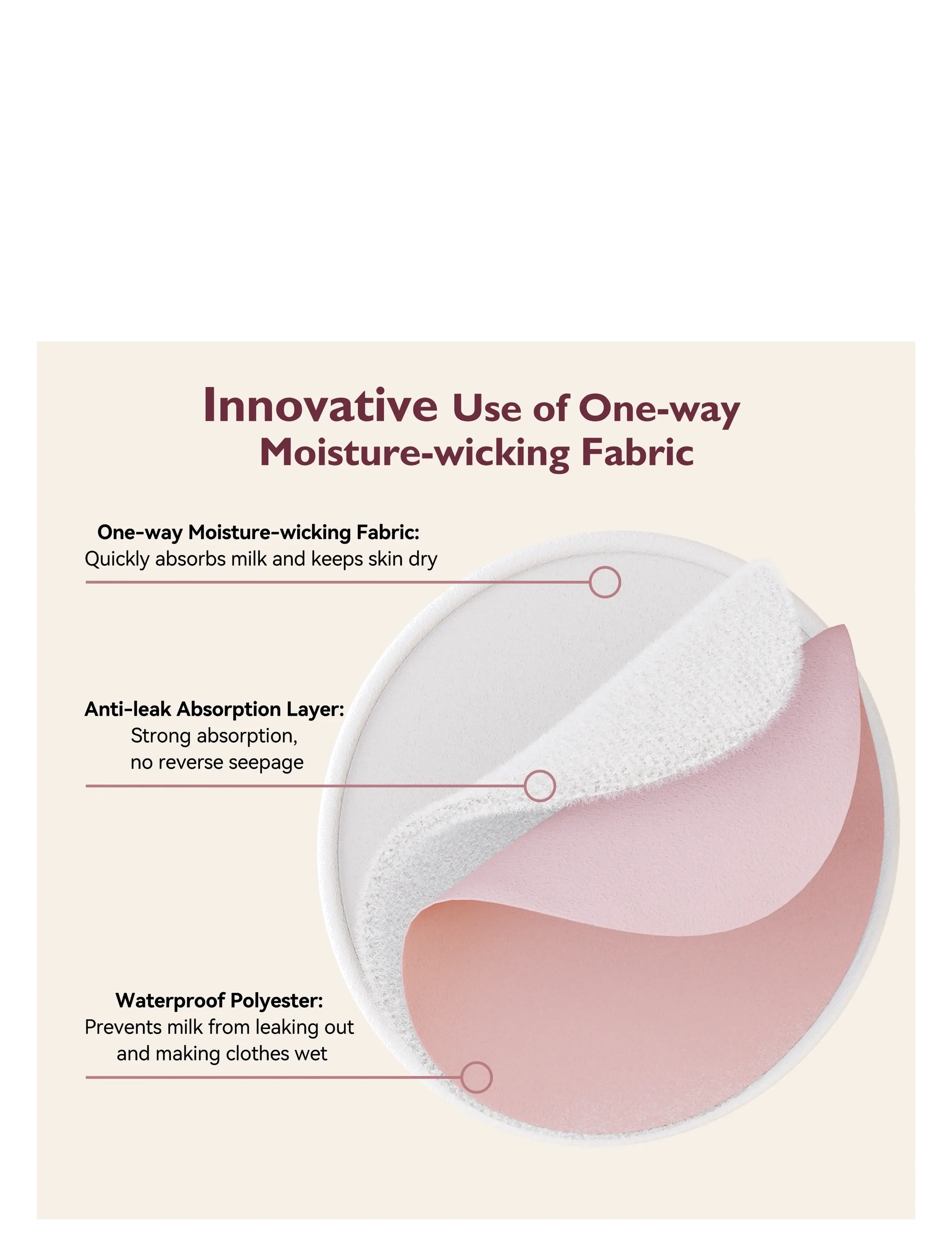 Momcozy - Momcozy  Reusable 14 Pack Thin Nursing Pad - brystpumper og tilbehør - pink - 2