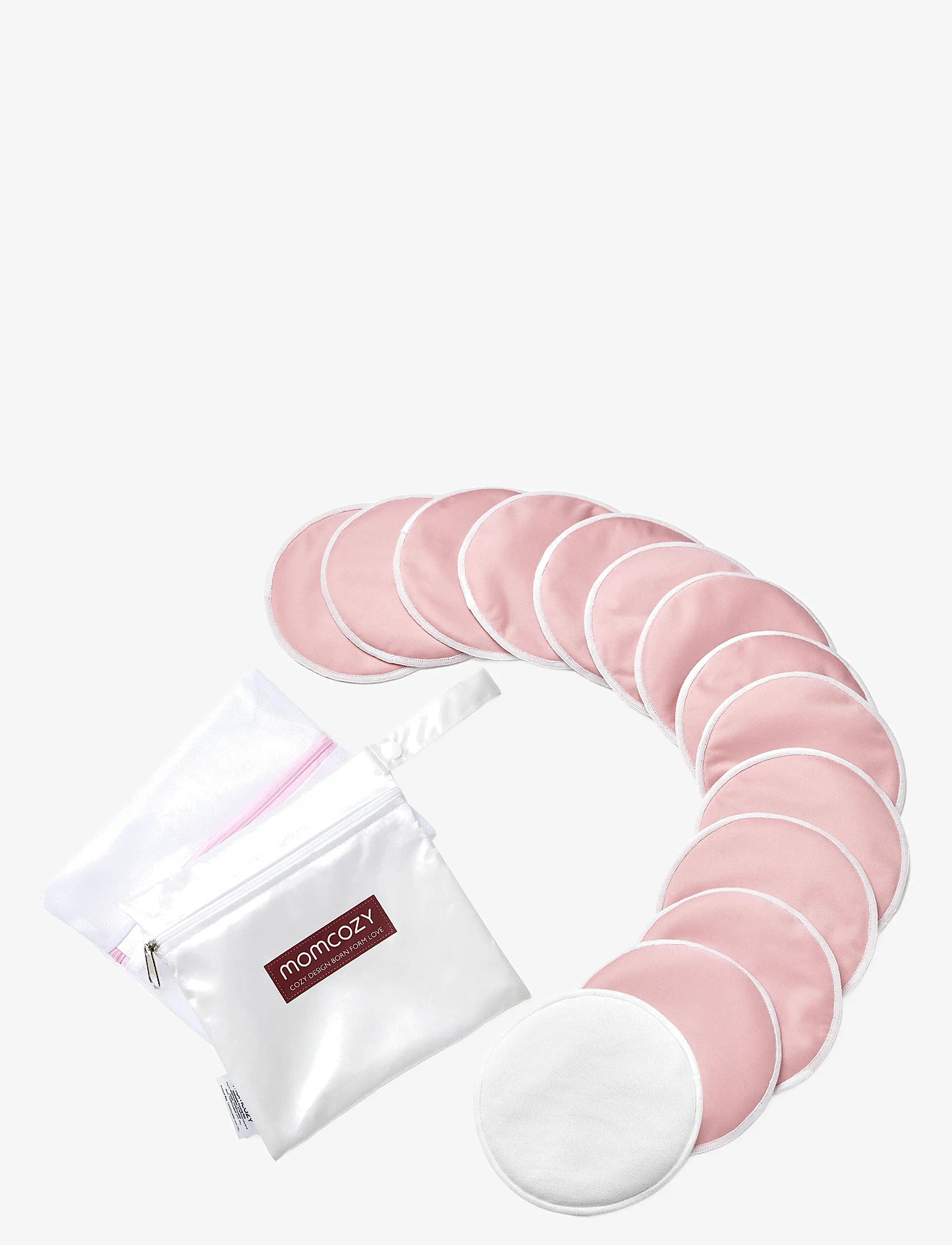 Momcozy - Momcozy  Reusable 14 Pack Thick Nursing Pad - undertøj - pink - 1