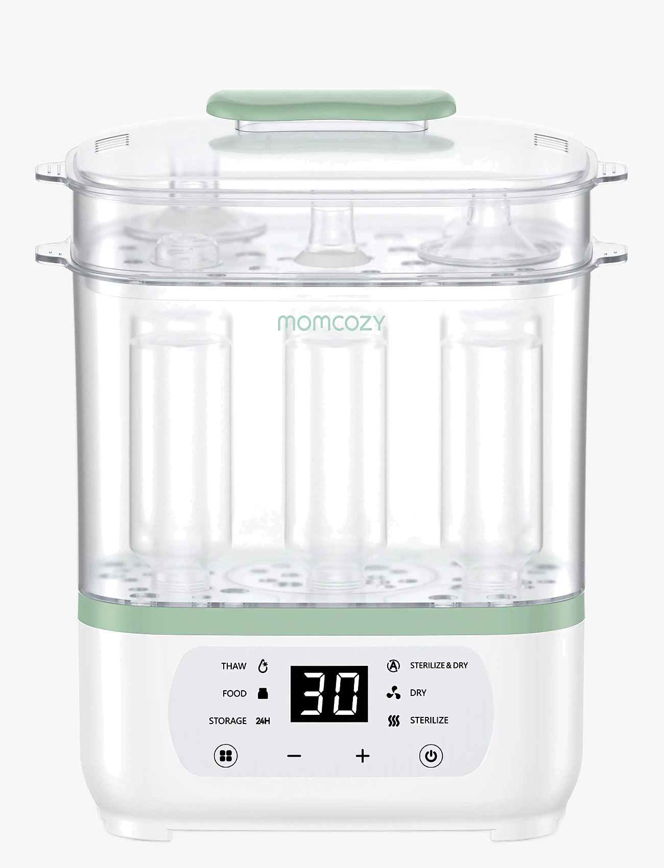 Momcozy - Momcozy  8-in-1 Electric Steam Baby Bottle Sterilizer - white - 1