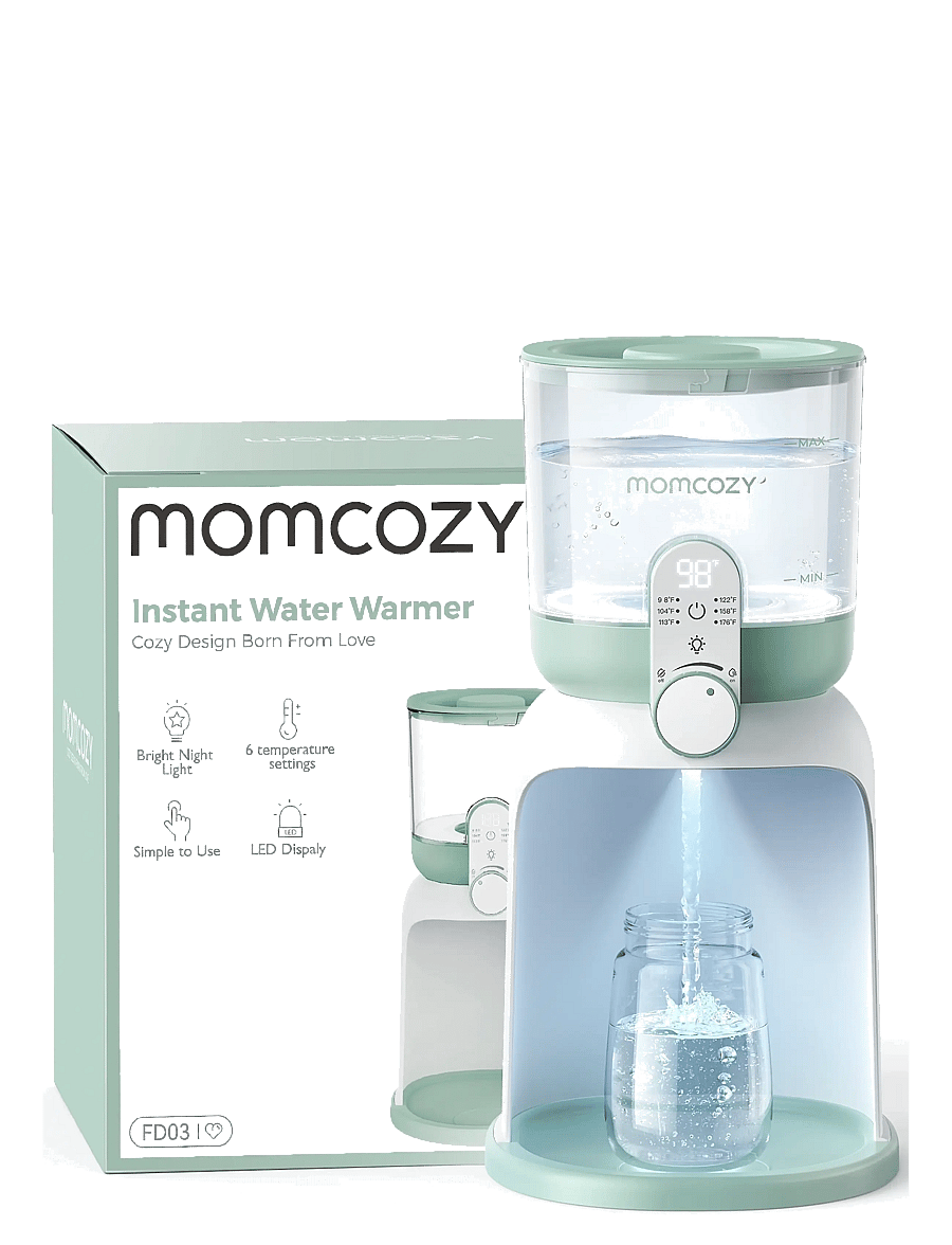 Momcozy - Momcozy Dual Lights Water Warmer for Night Feedings Bottle Warmer - white - 2