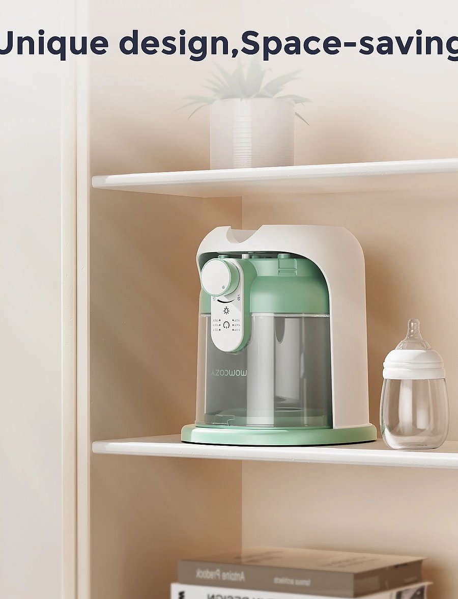 Momcozy - Momcozy Dual Lights Water Warmer for Night Feedings Bottle Warmer - white - 5