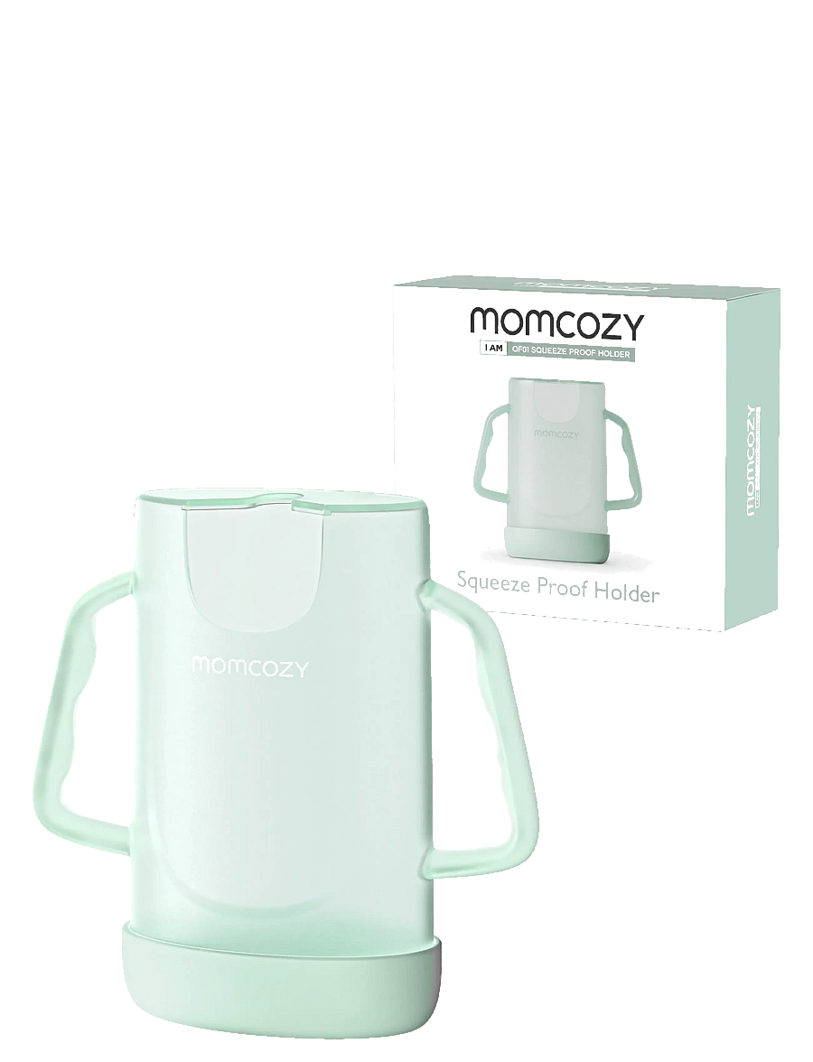 Momcozy - Momcozy Squeeze Proof Holder Green - joogitassid - green - 2