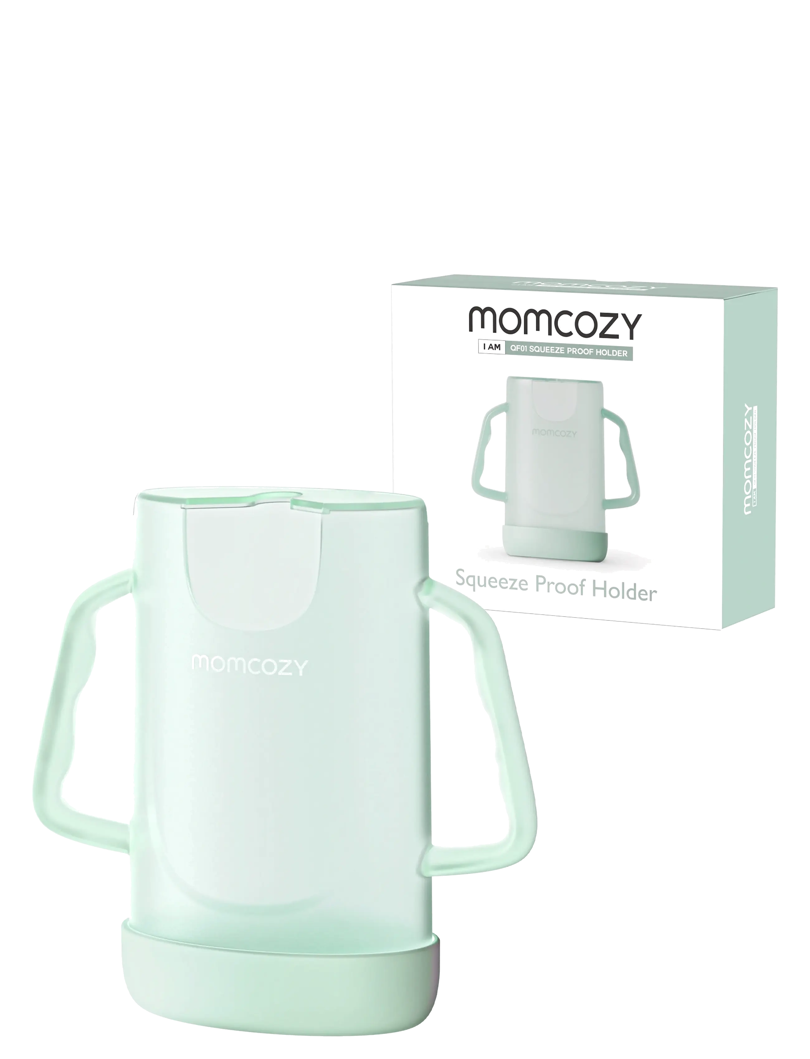 Momcozy - Momcozy  Squeeze Proof Holder Green - schnabeltassen - green - 2