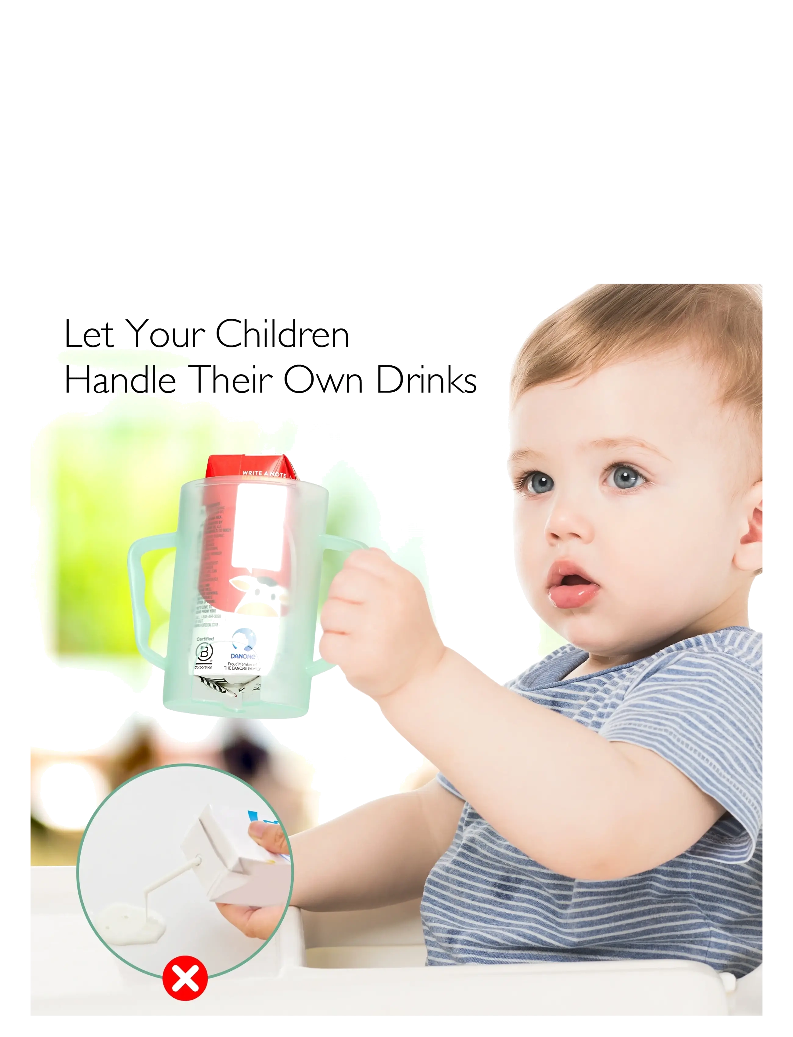 Momcozy - Momcozy  Squeeze Proof Holder Green - joogitassid - green - 3