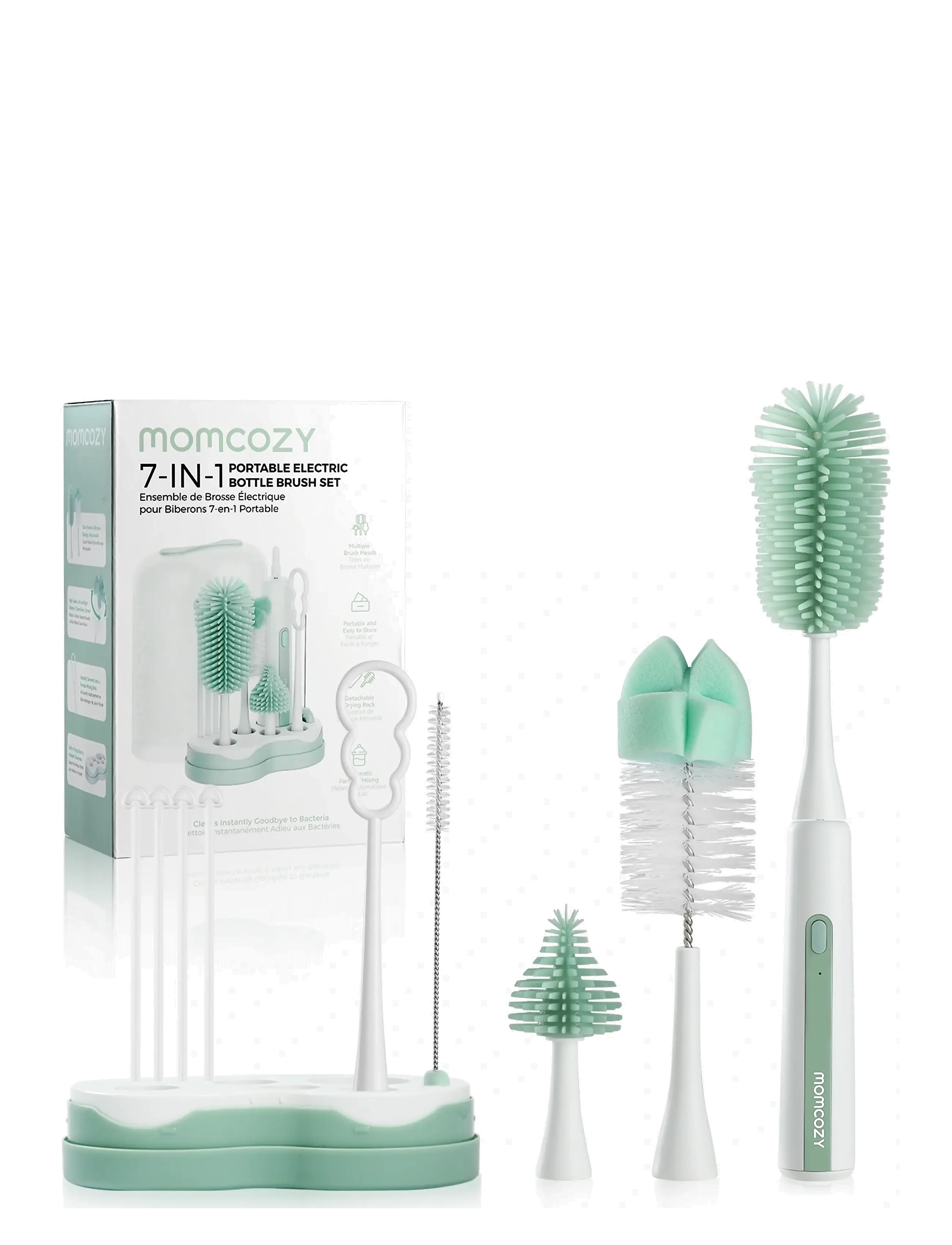 Momcozy - Momcozy  7 in 1 Baby Set Green - accessoires - green - 1