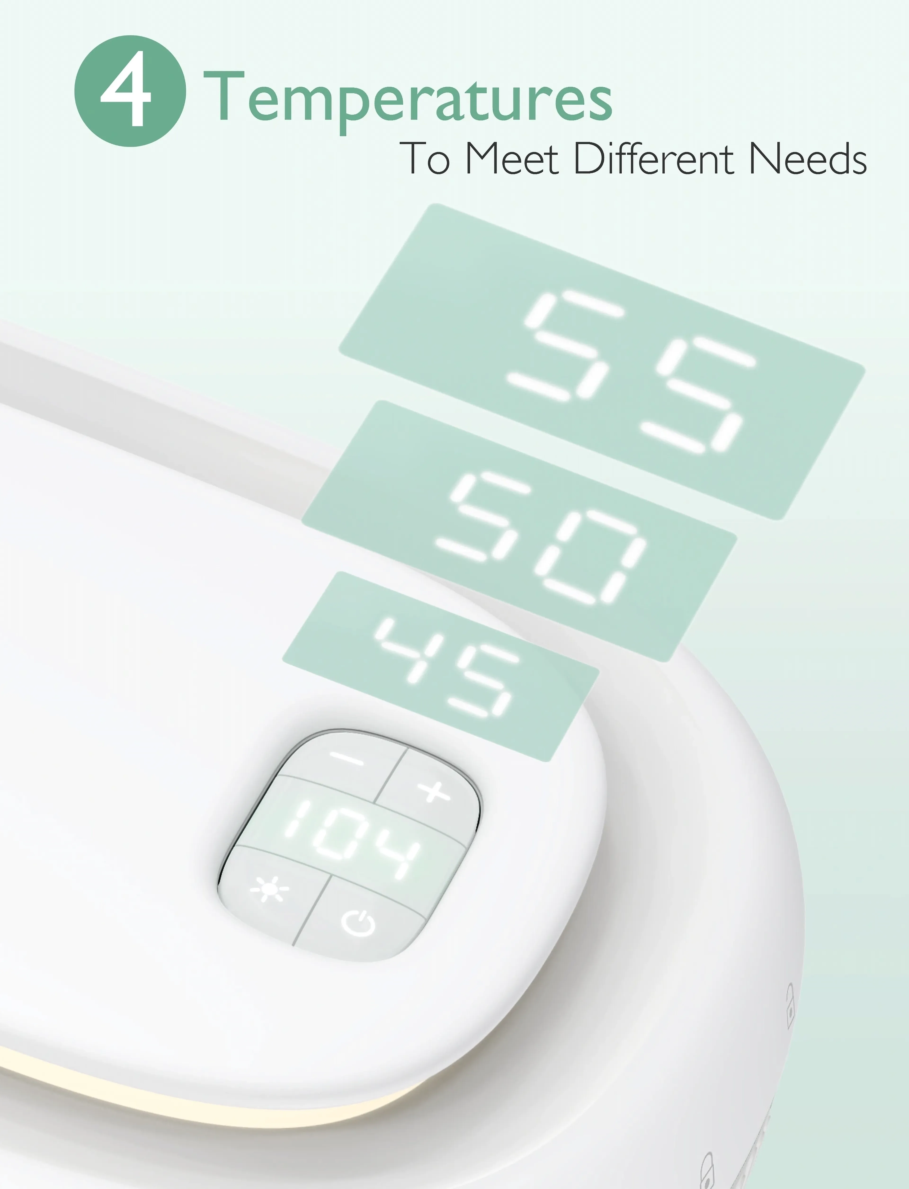 Momcozy - Momcozy  Large Capacity Baby Wipe Warmer- EU Version Wipe Warmer - white - 5