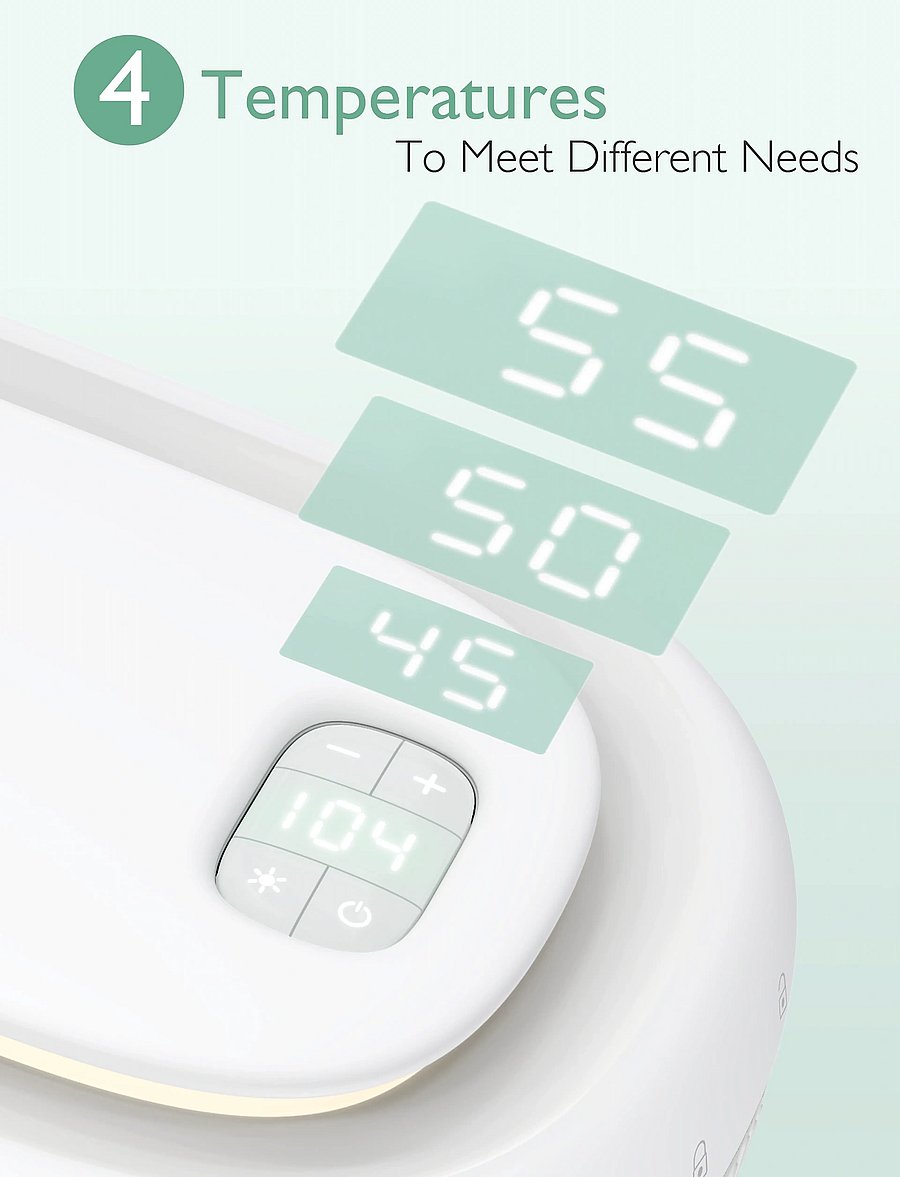 Momcozy - Momcozy Large Capacity Baby Wipe Warmer- EU Version Wipe Warmer - white - 5