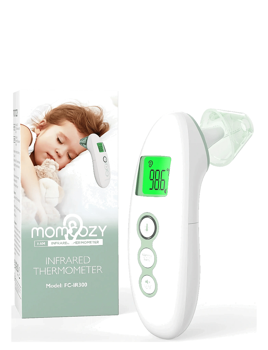 Momcozy - Momcozy Non-Contact Forehead and Ear Thermometer - white - 1