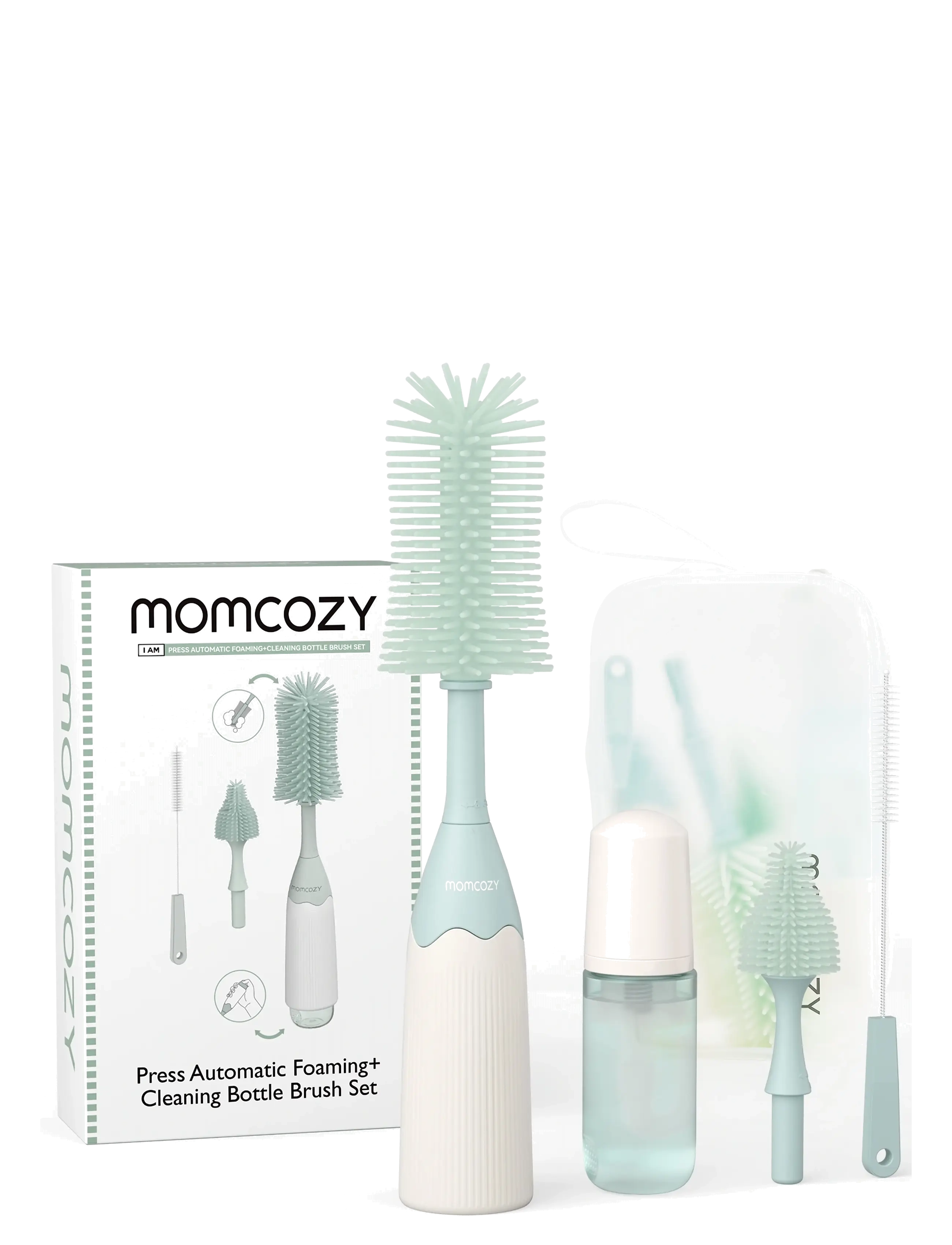Momcozy Push-Press Design Kit Green, One Size, Baby Bottles & Accessories, Grün - Kinder