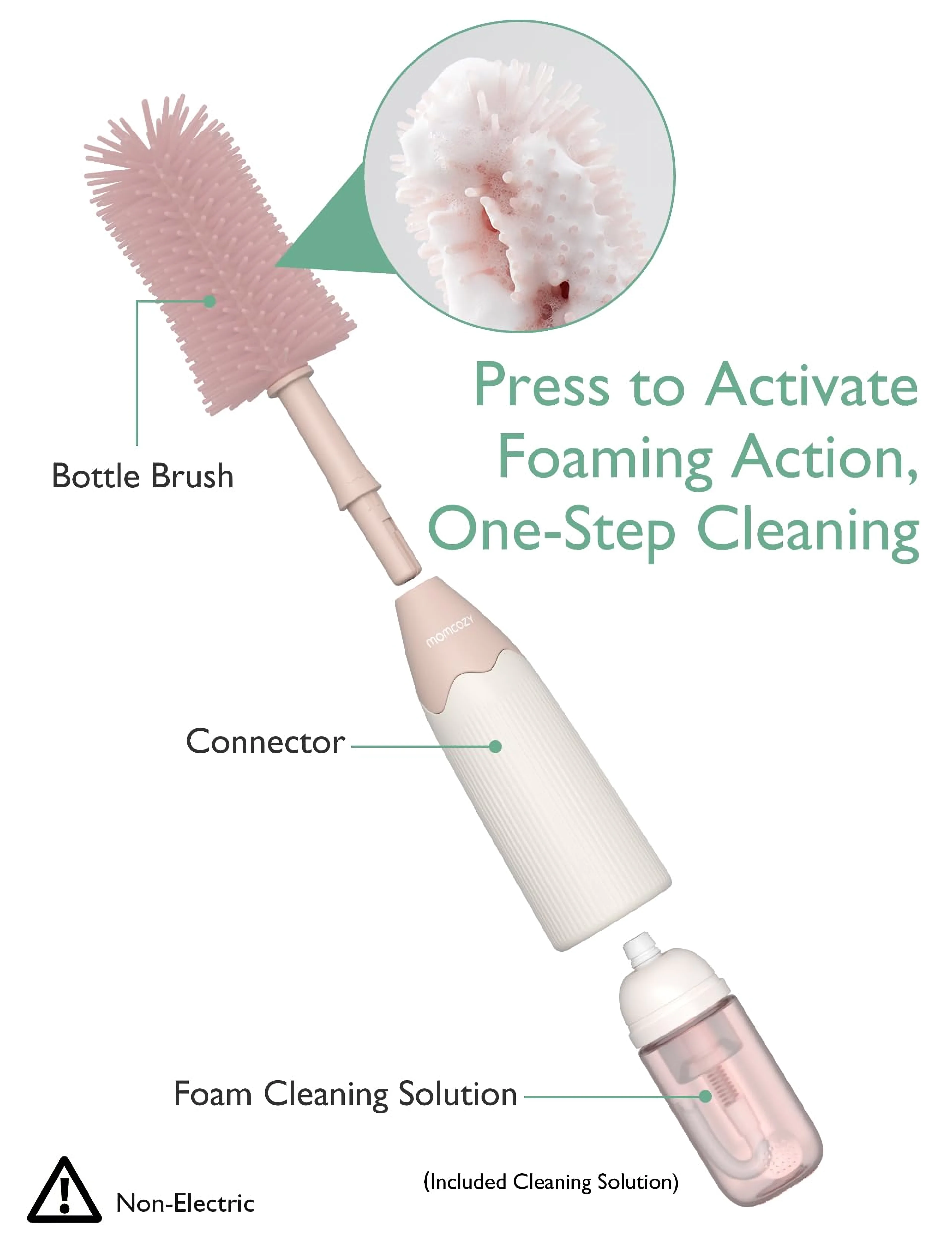Momcozy - Momcozy  Push-Press Design Kit Pink - aksessuaarid - pink - 4