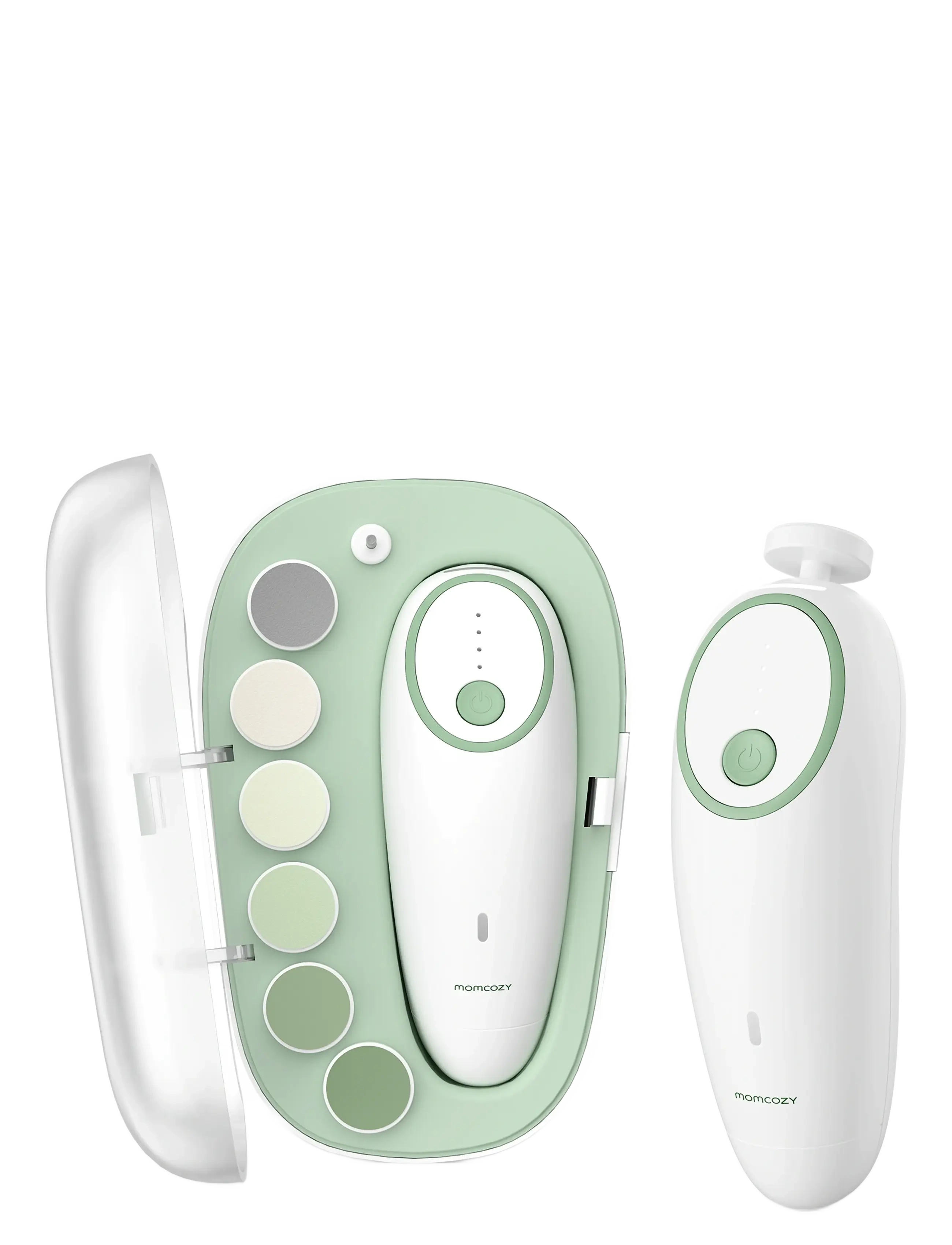 Momcozy Momcozy  Electric Baby Nail File - Low Noise Grooming - Babyprodukter - WHITE / white