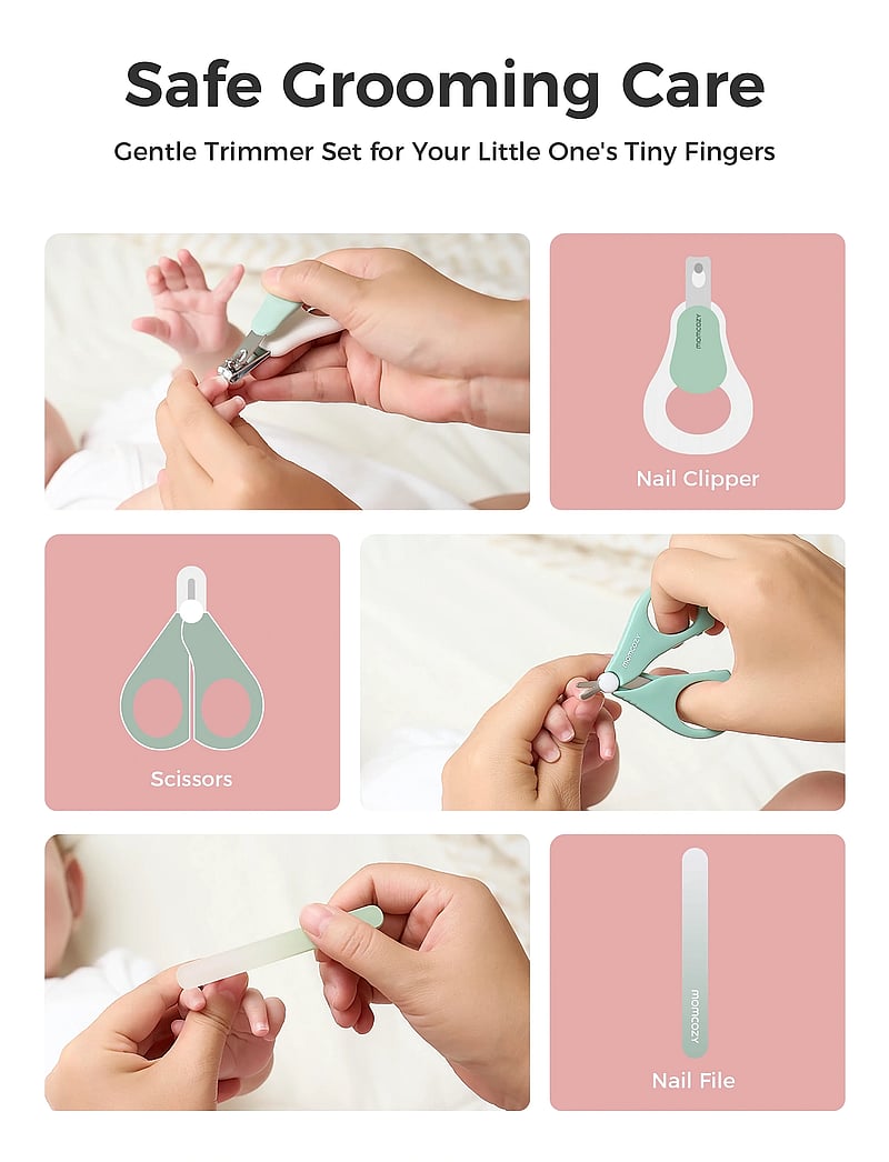 Momcozy - Momcozy All-in-1 Core Baby Kit Grooming - babypflege - multi colour - 5