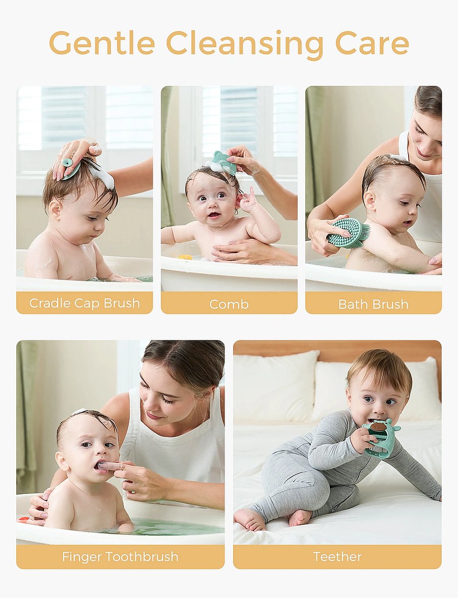 Momcozy - Momcozy All-in-1 Elite Baby Kit Grooming - thermomètre - multi colour - 4