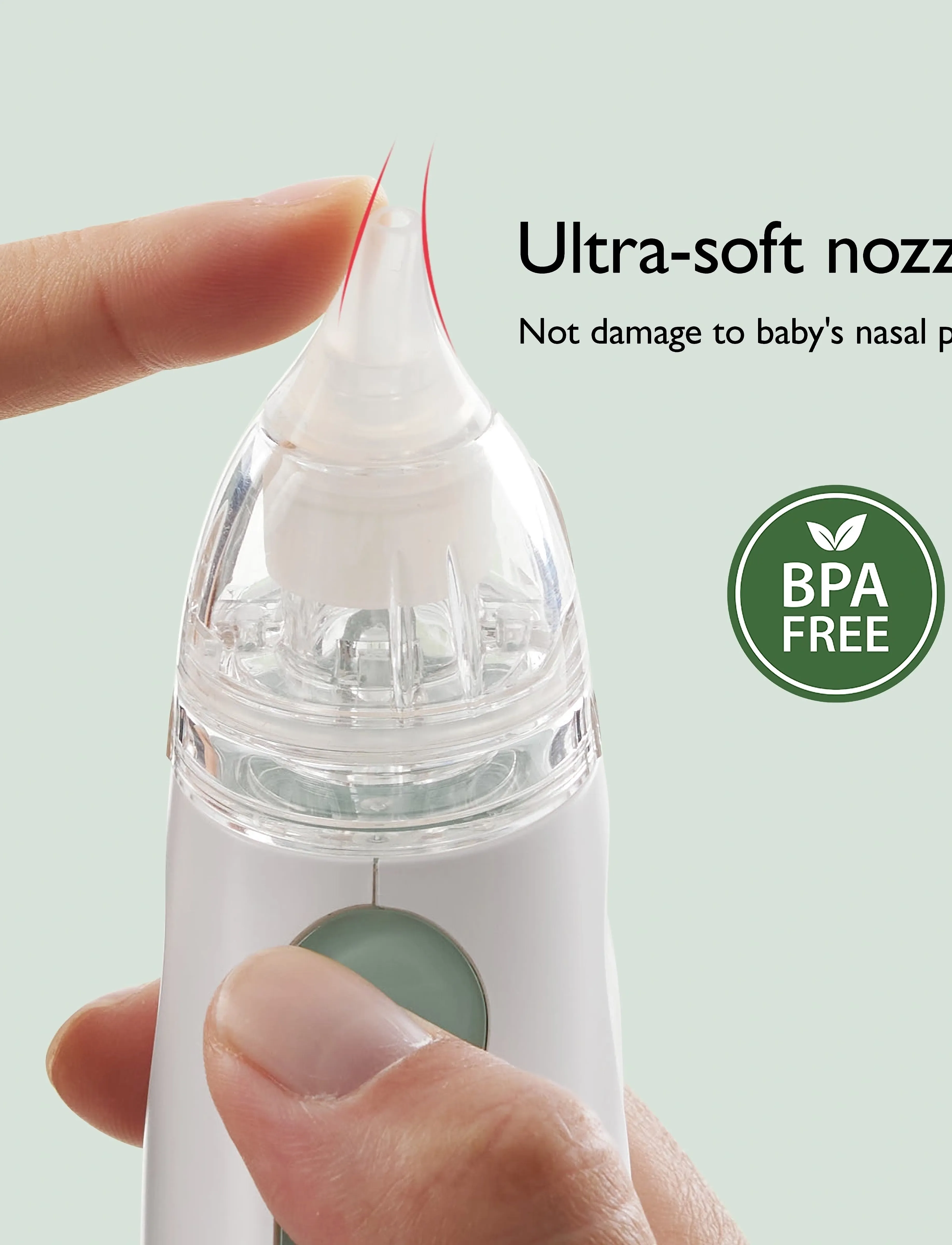 Momcozy - Momcozy  Long Battery Life Nasal Aspirator - babygesundheit - white - 4