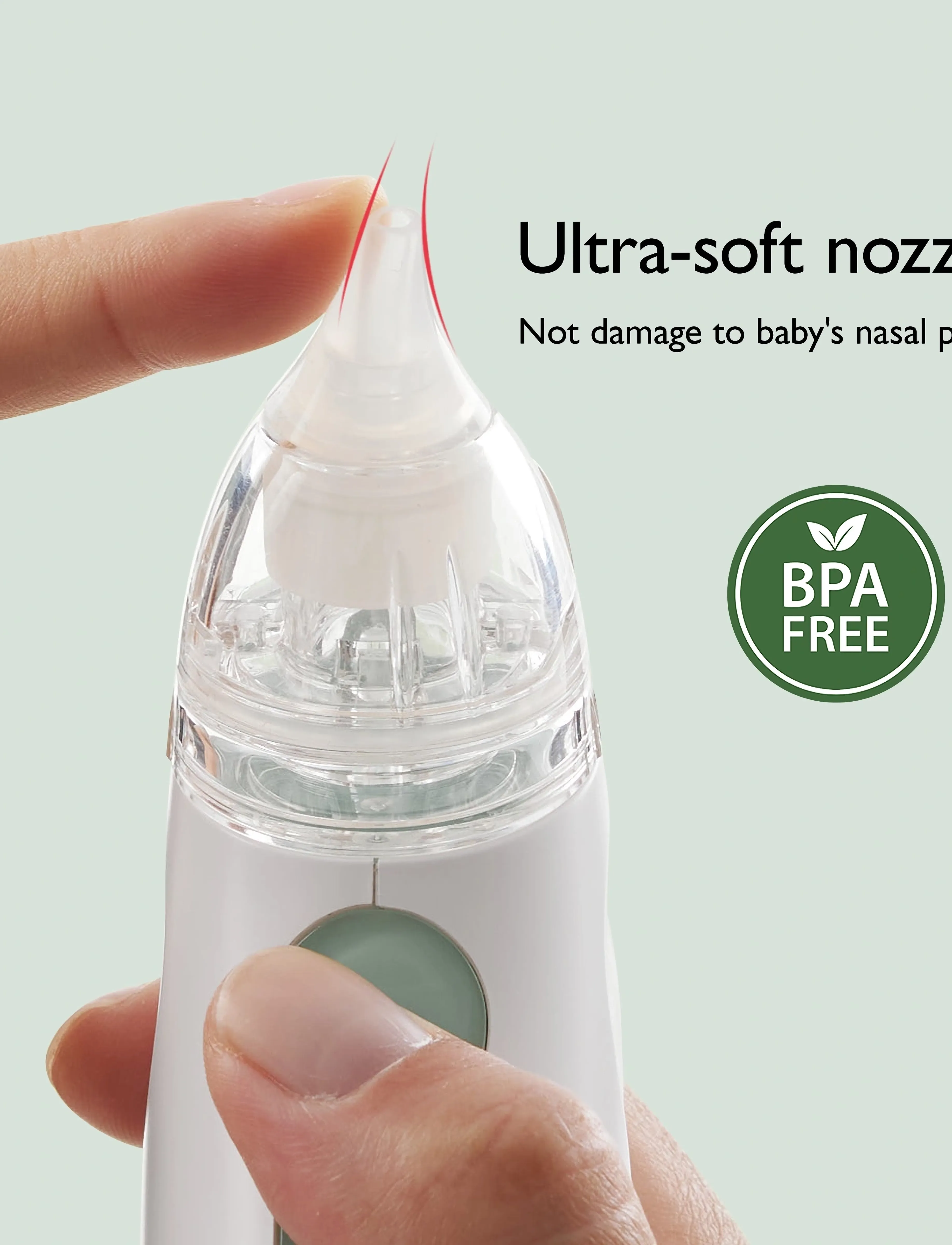 Momcozy - Momcozy  Long Battery Life Nasal Aspirator - santé du bébé - white - 4