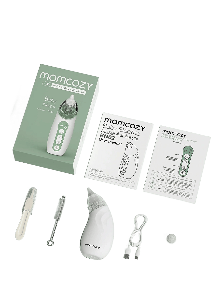 Momcozy - Momcozy Long Battery Life Nasal Aspirator - santé du bébé - white - 3