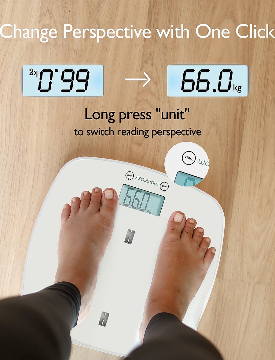 Momcozy - Momcozy Multi-Function Weight & Height Measurement Baby Scale - hygiejnetilbehør - white - 5