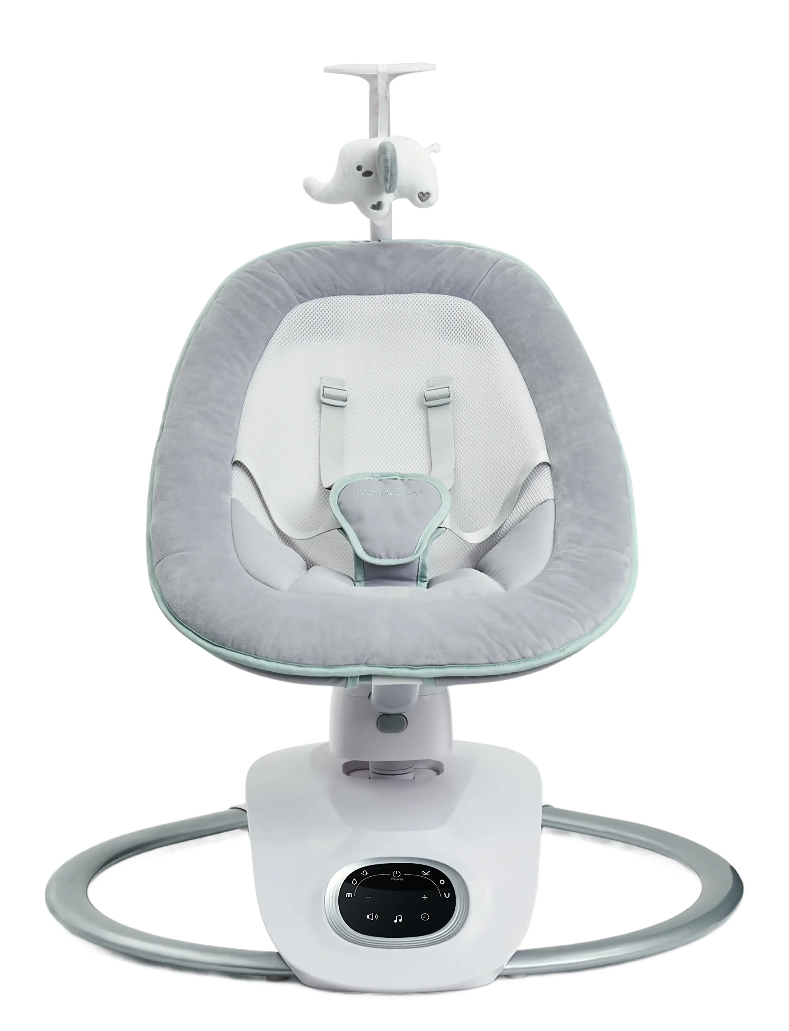 Momcozy - Momcozy  CocoSway 3D-Motion Electric Baby Swing - babywippen - grey - 2