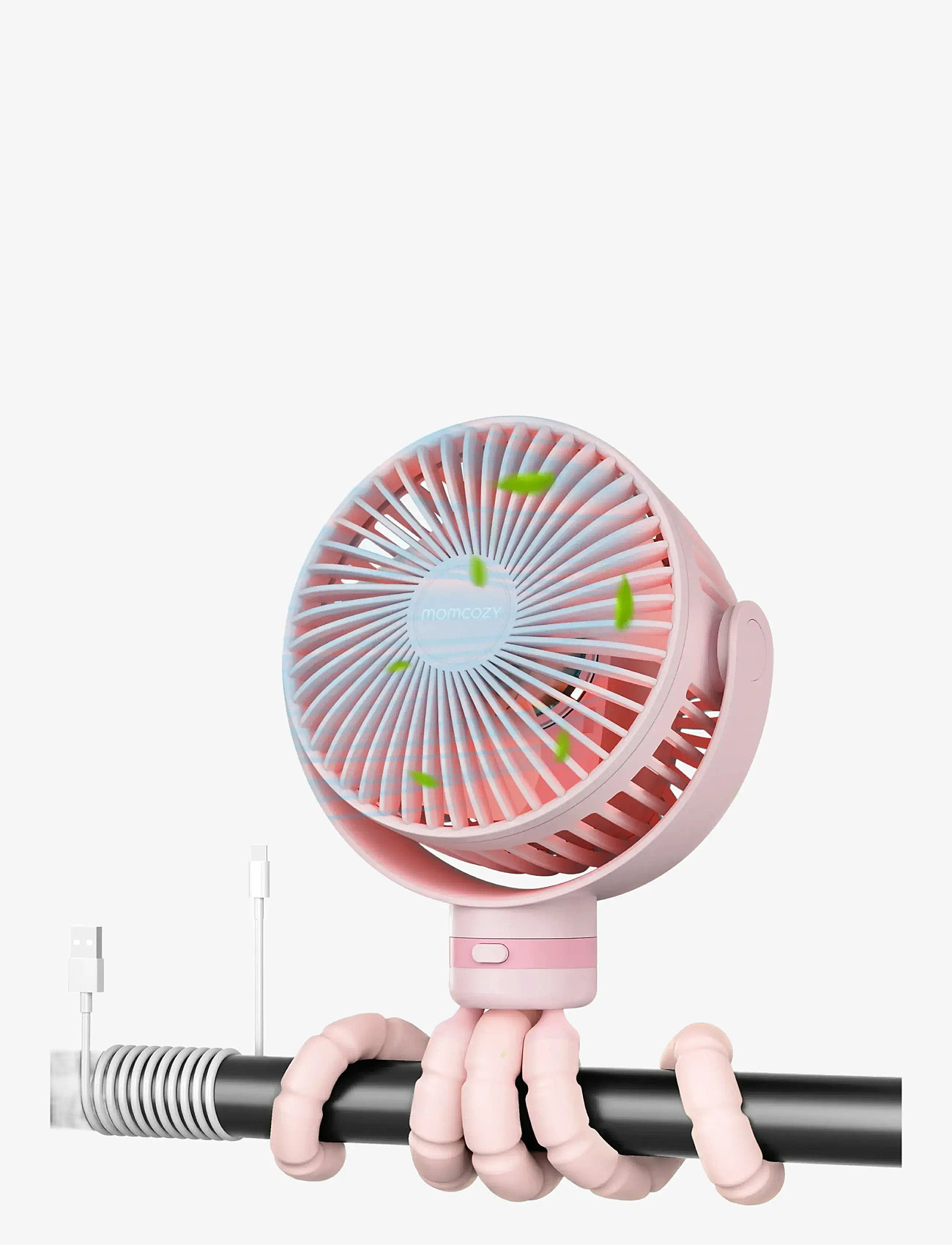 Momcozy - Momcozy  Portable Stroller Fans Pink - pink - 0