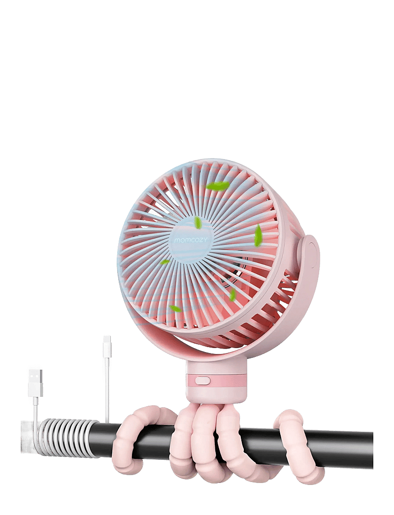 Momcozy - Momcozy Portable Stroller Fans Pink - pink - 0