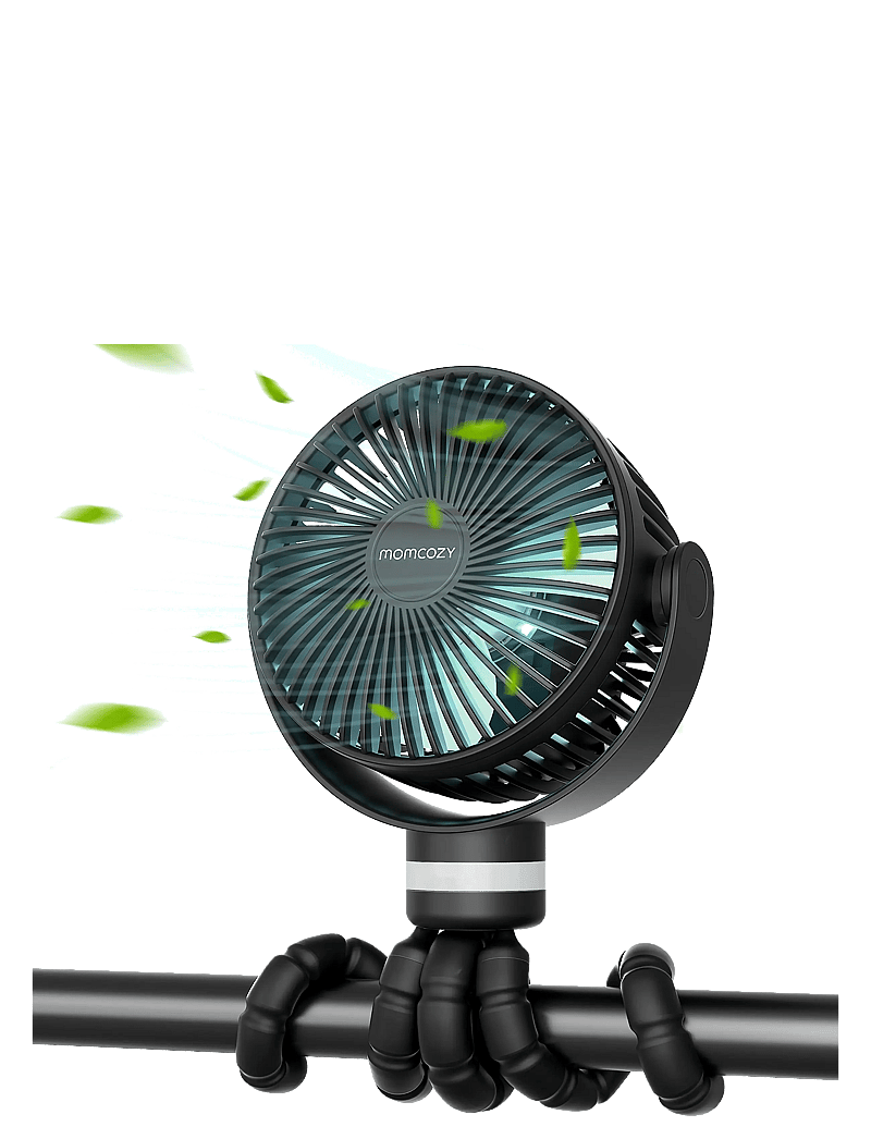 Momcozy - Momcozy Portable Stroller Fans Black - black - 3