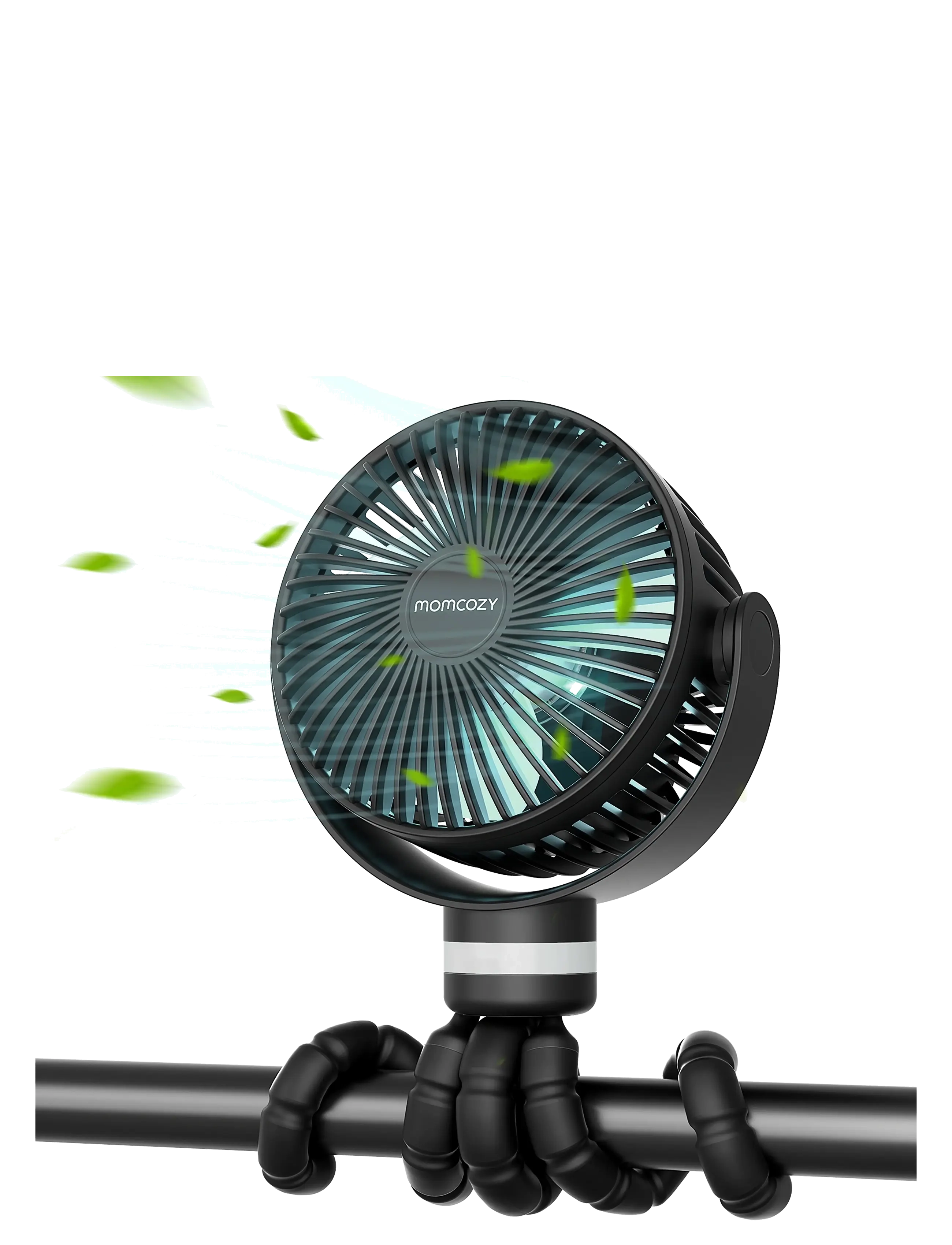 Momcozy - Momcozy  Portable Stroller Fans Black - black - 3