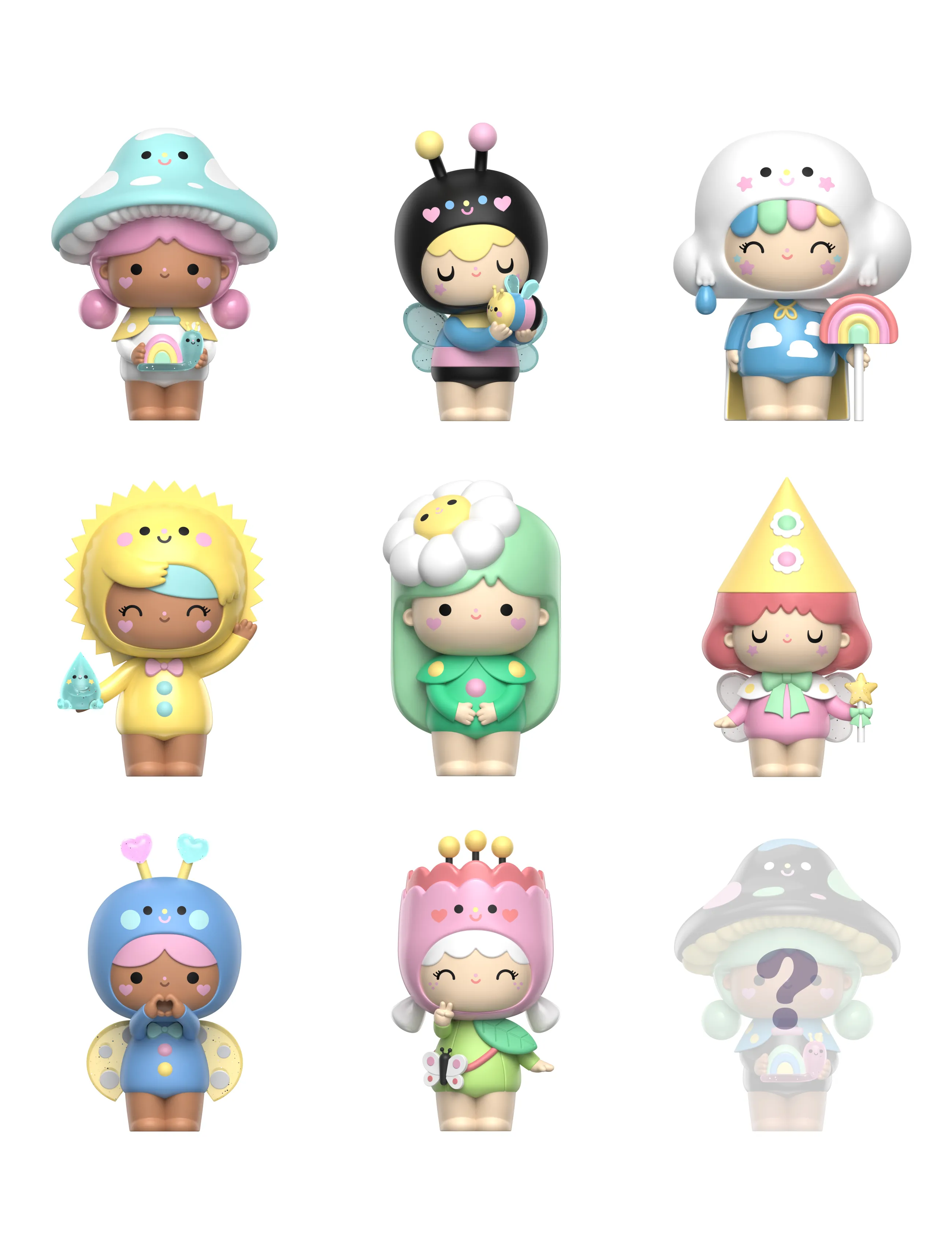 Momiji - Momiji Magical Meadow Vinyl Message Dolls 7,5cm - dockor - multi - 2