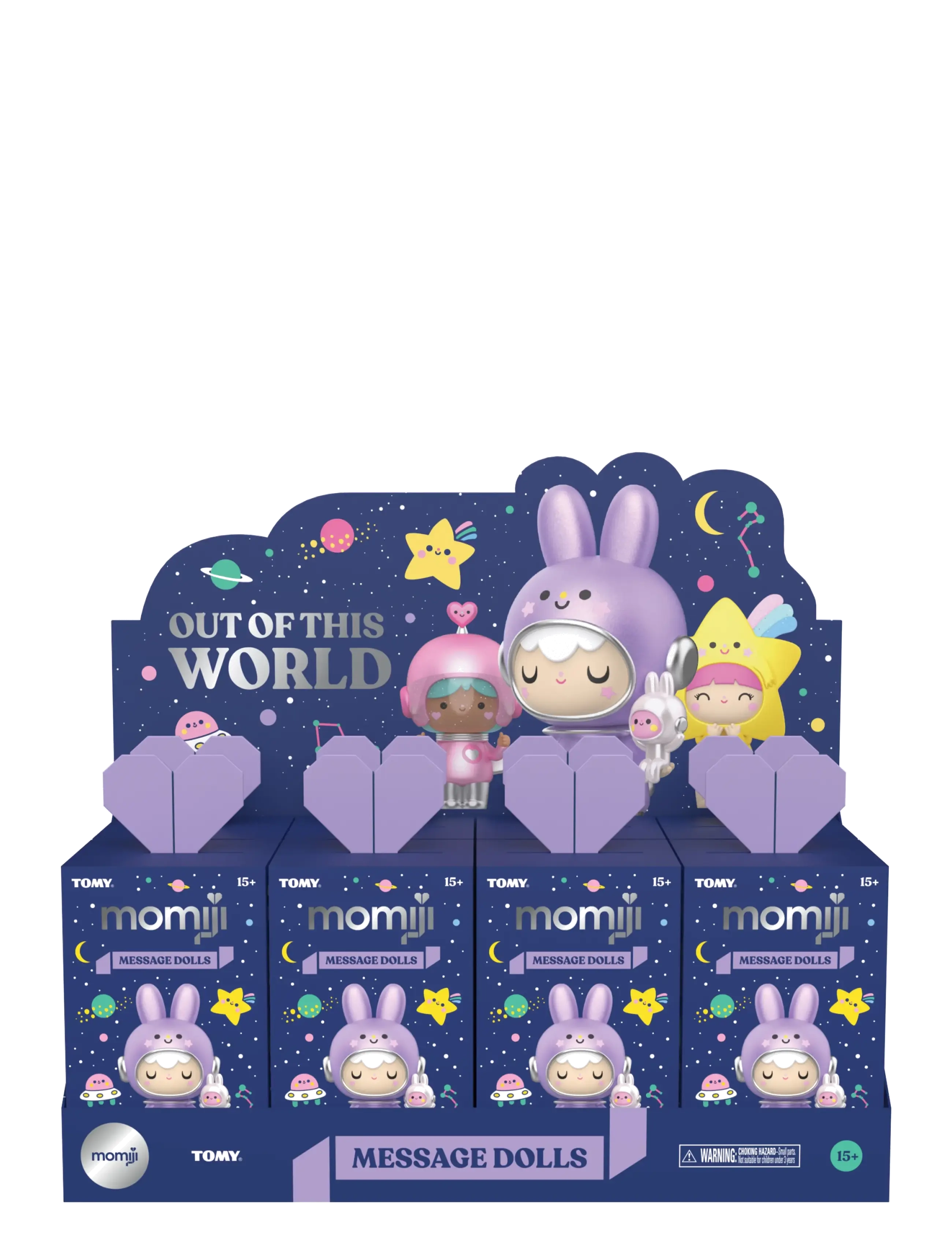 Momiji Momiji Out Of This World Vinyl Message Dolls 7,5cm - Julegave - MULTI / multi