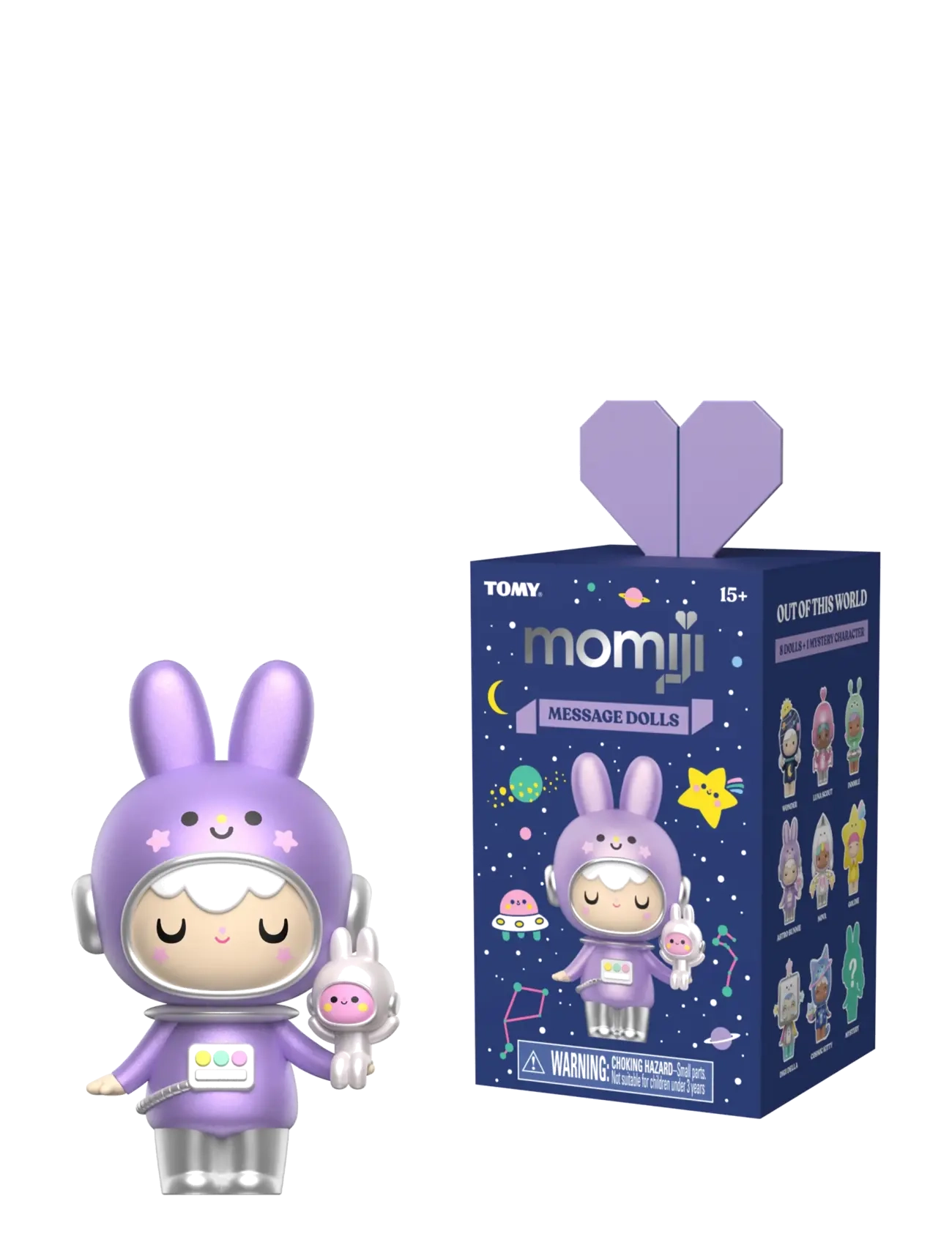 Momiji - Momiji Out Of This World Vinyl Message Dolls 7,5cm - multi - 3