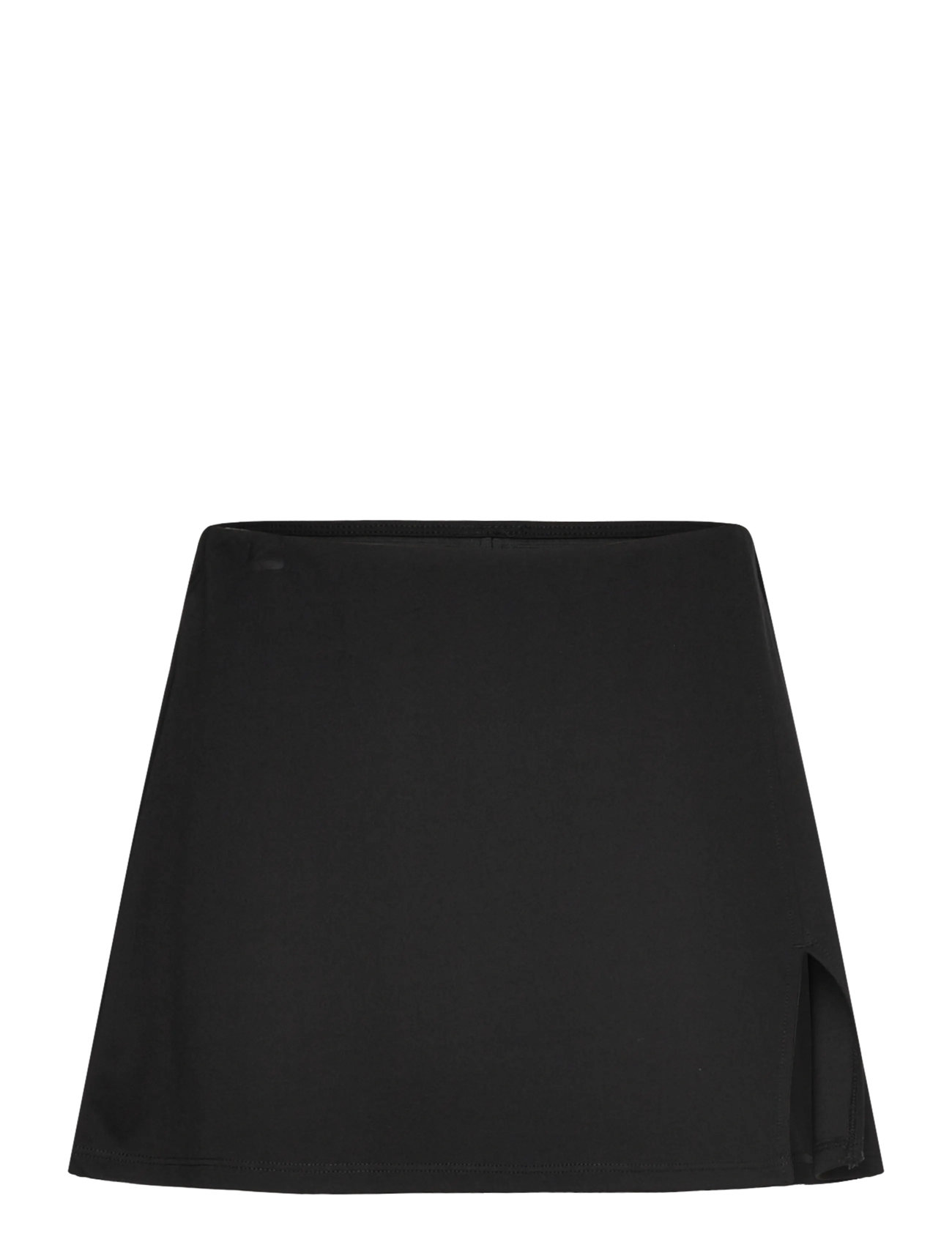 Monki Mini Slit Skirt - Black - XXS
