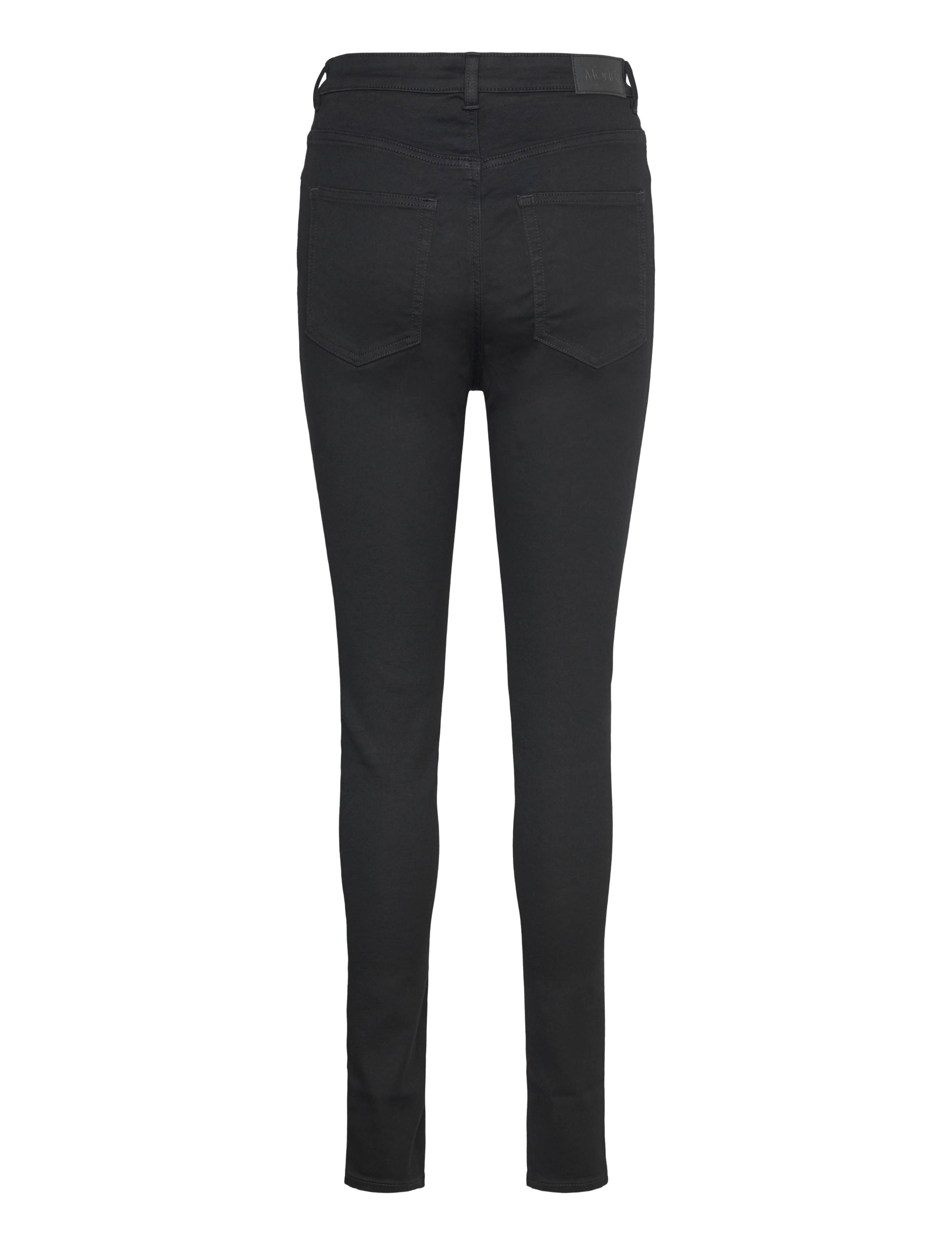 Monki - Oki high waist tight jeans - skinny gallabuxur - black - 1