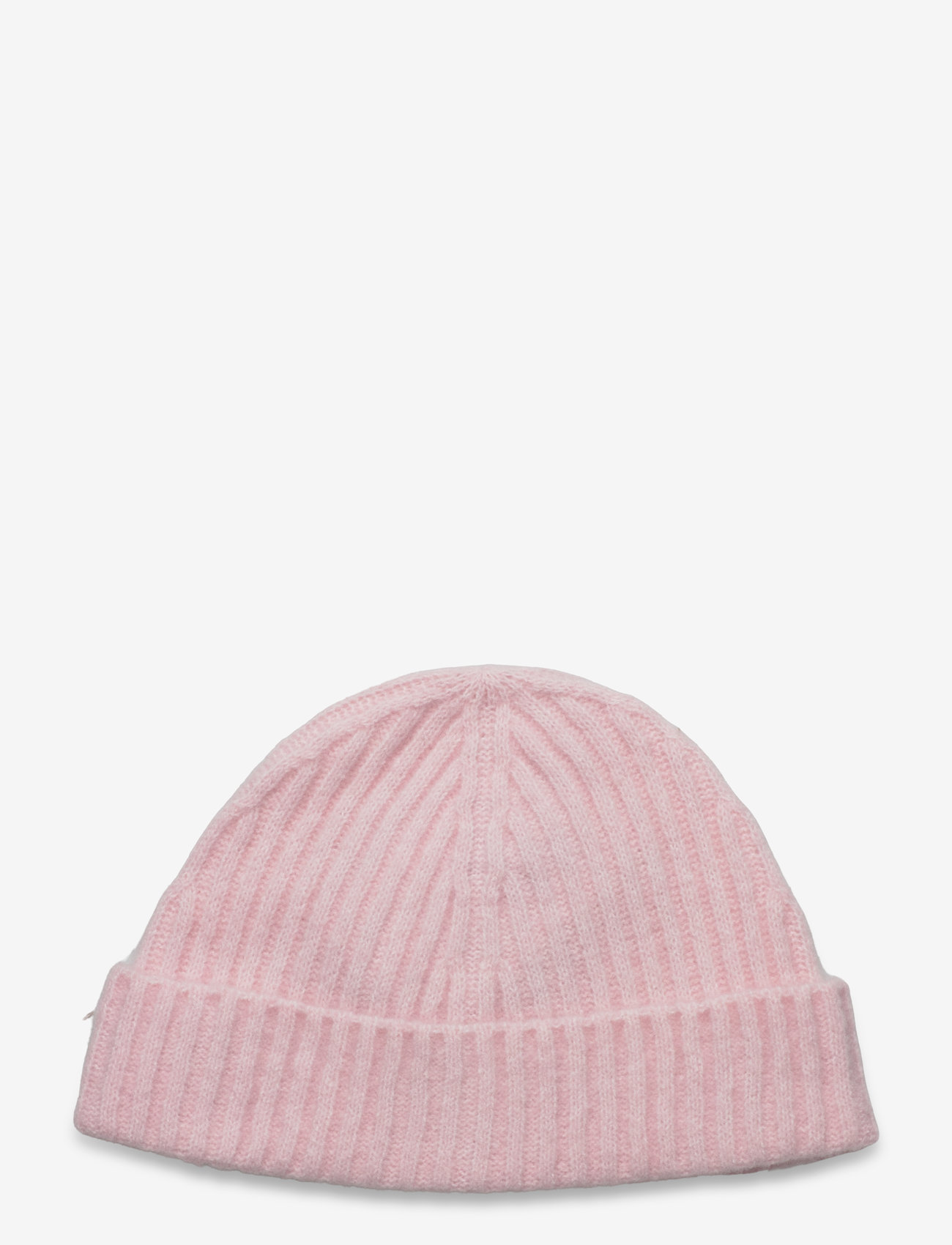 Monki - Ribbed beanie - beanies - light pink - 1