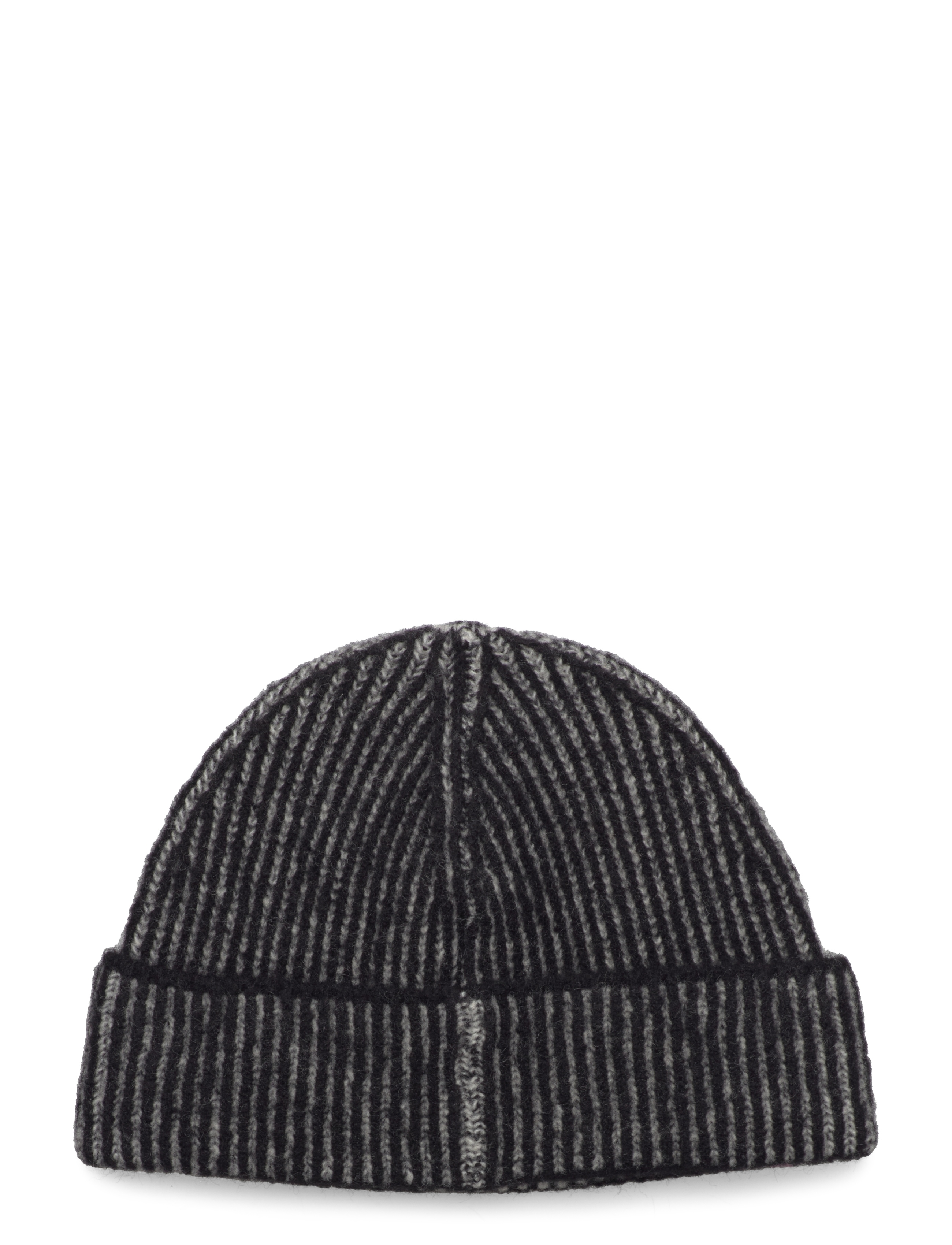 Monki - Ribbed beanie - mützen - white and black - 1