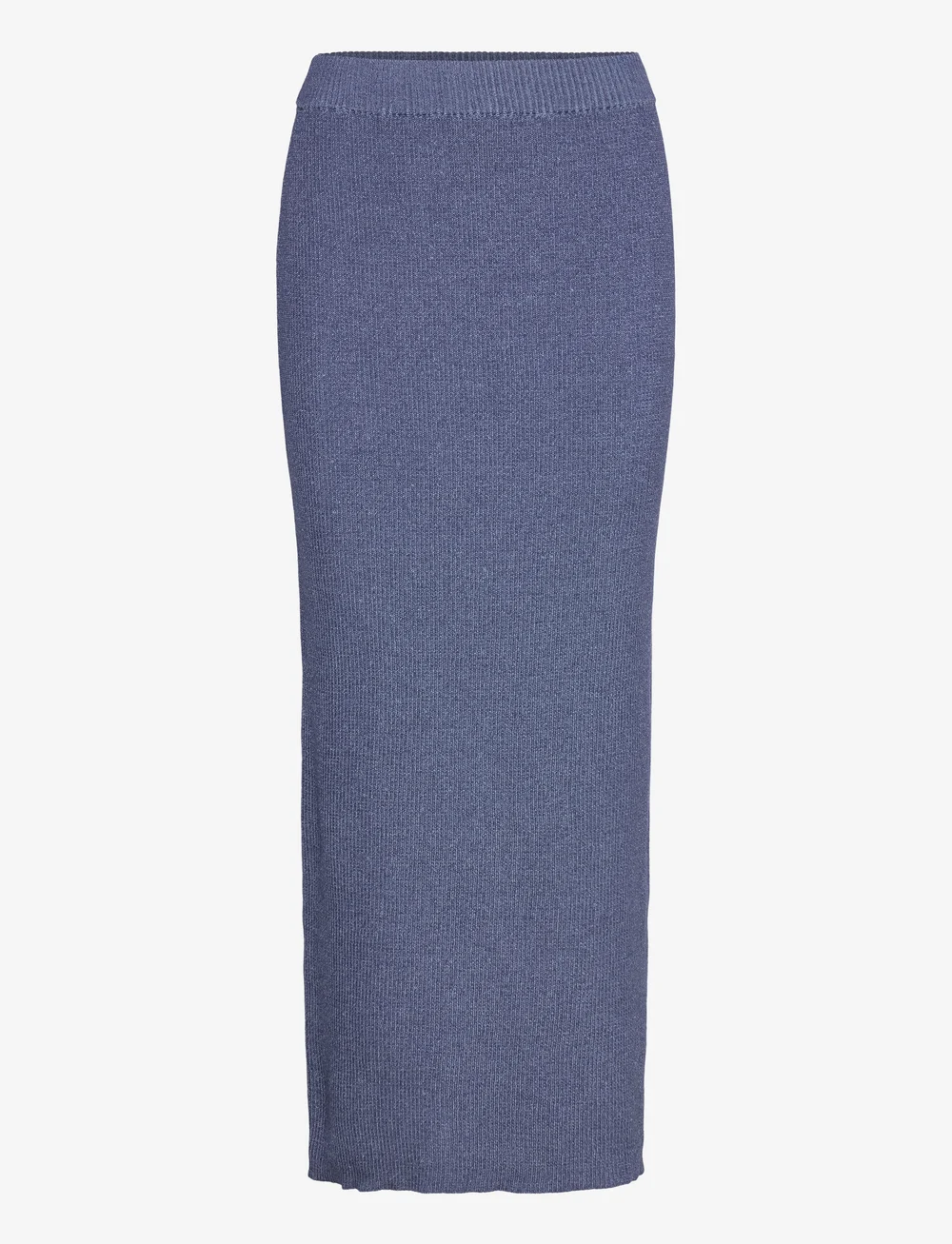 Monki - Rib knit maxi skirt - stickade kjolar - dusty blue - 0