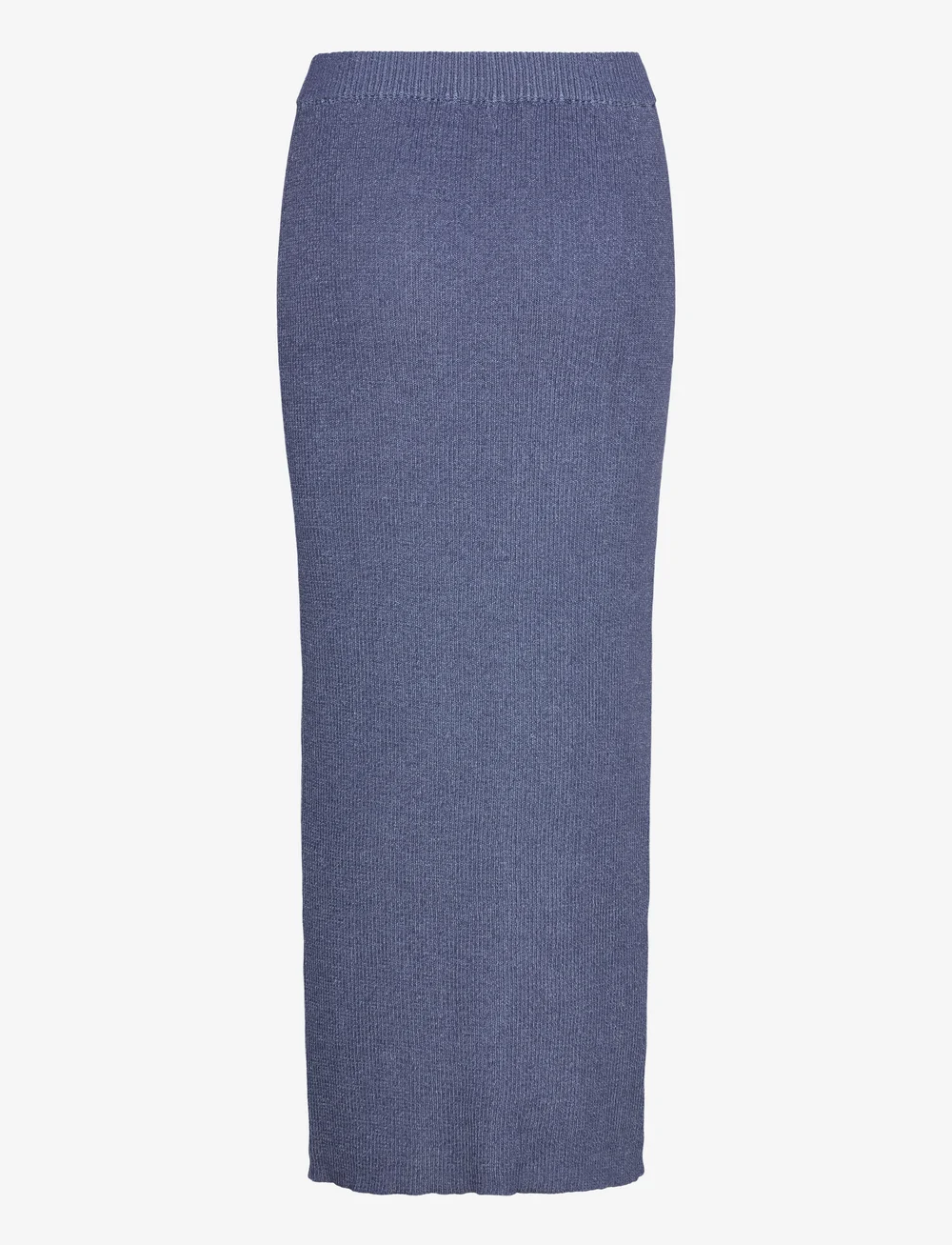 Monki - Rib knit maxi skirt - stickade kjolar - dusty blue - 1