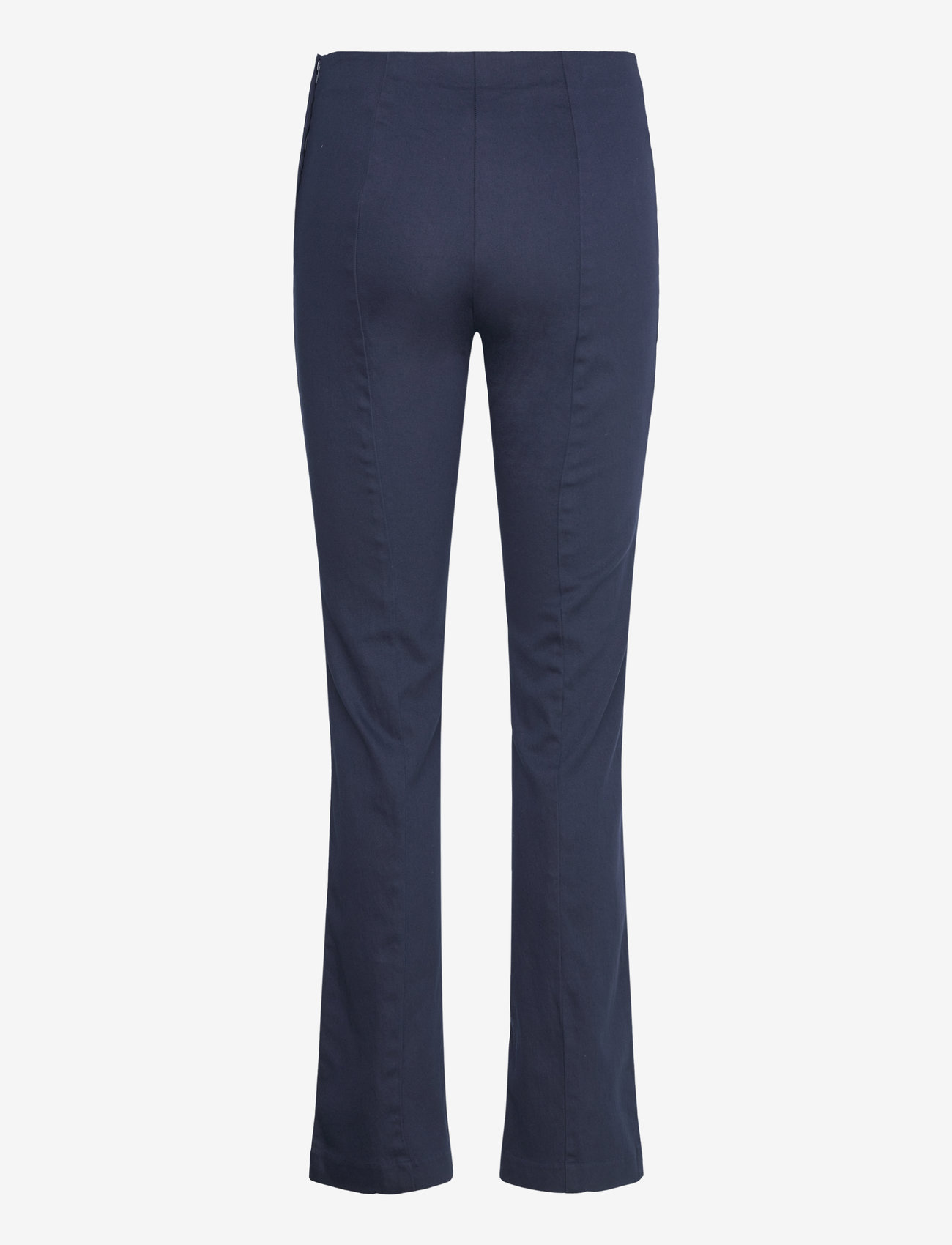 Monki - Regular waist press crease trousers - slim fit trousers - navy - 1